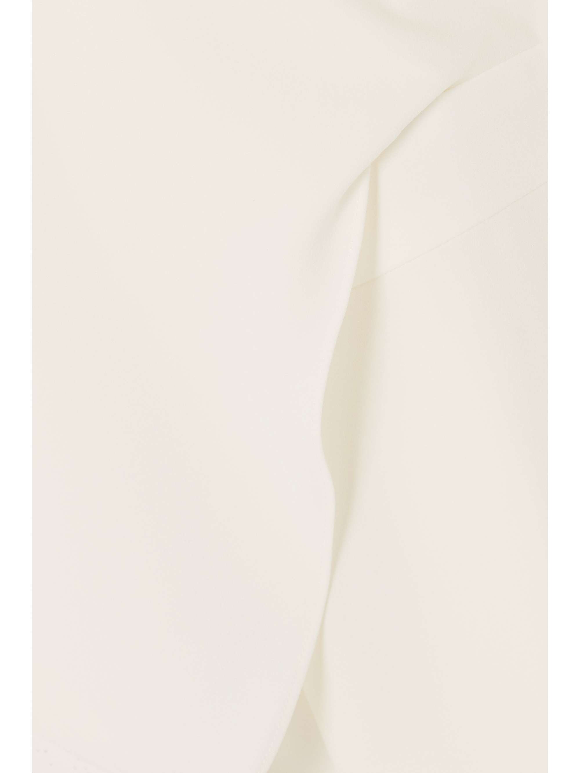 HALSTON Cape-effect draped crepe mini dress