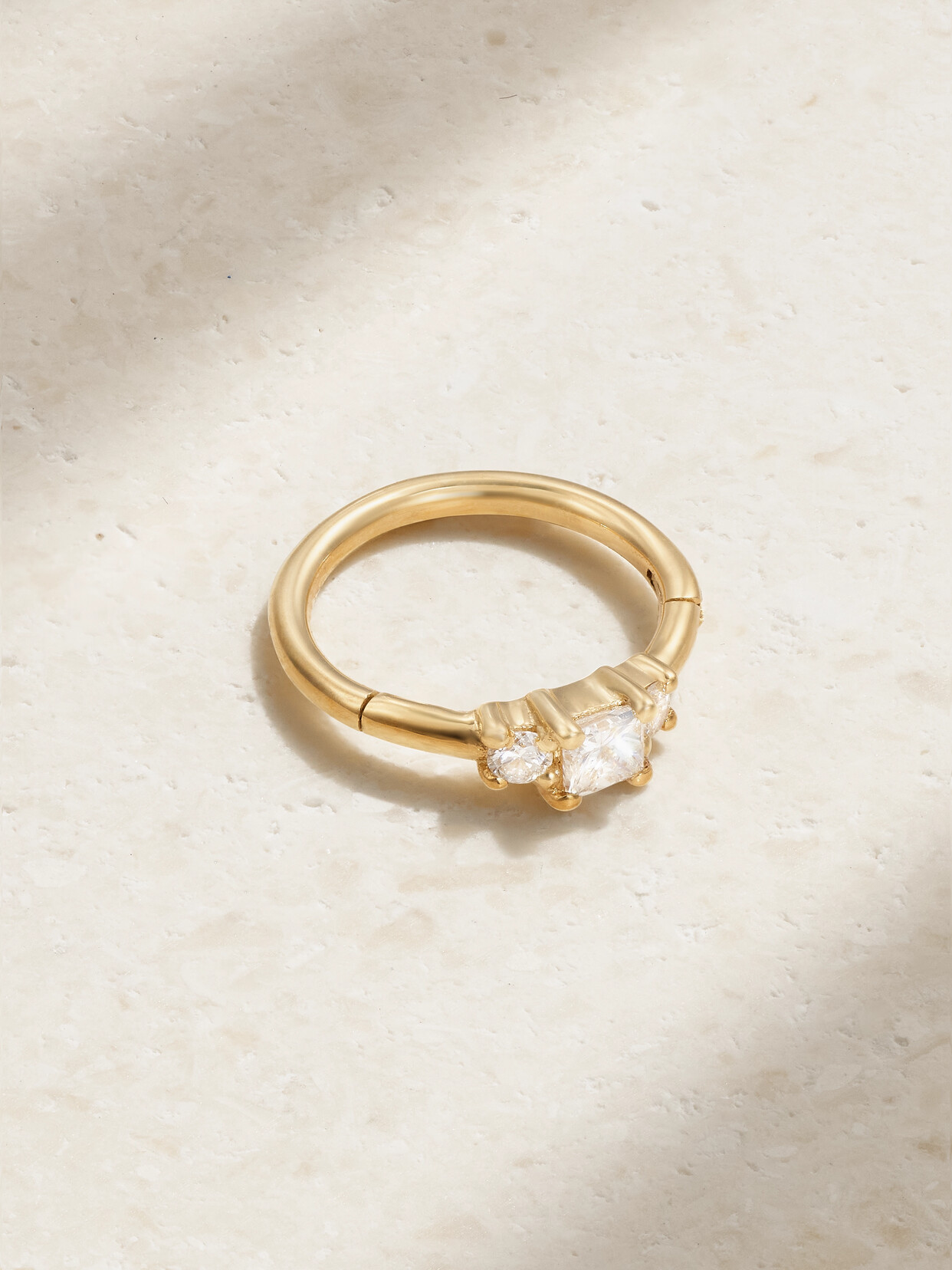 MARIA TASH - 18-karat Gold Diamond Earring - one size 22 Awaiting product image