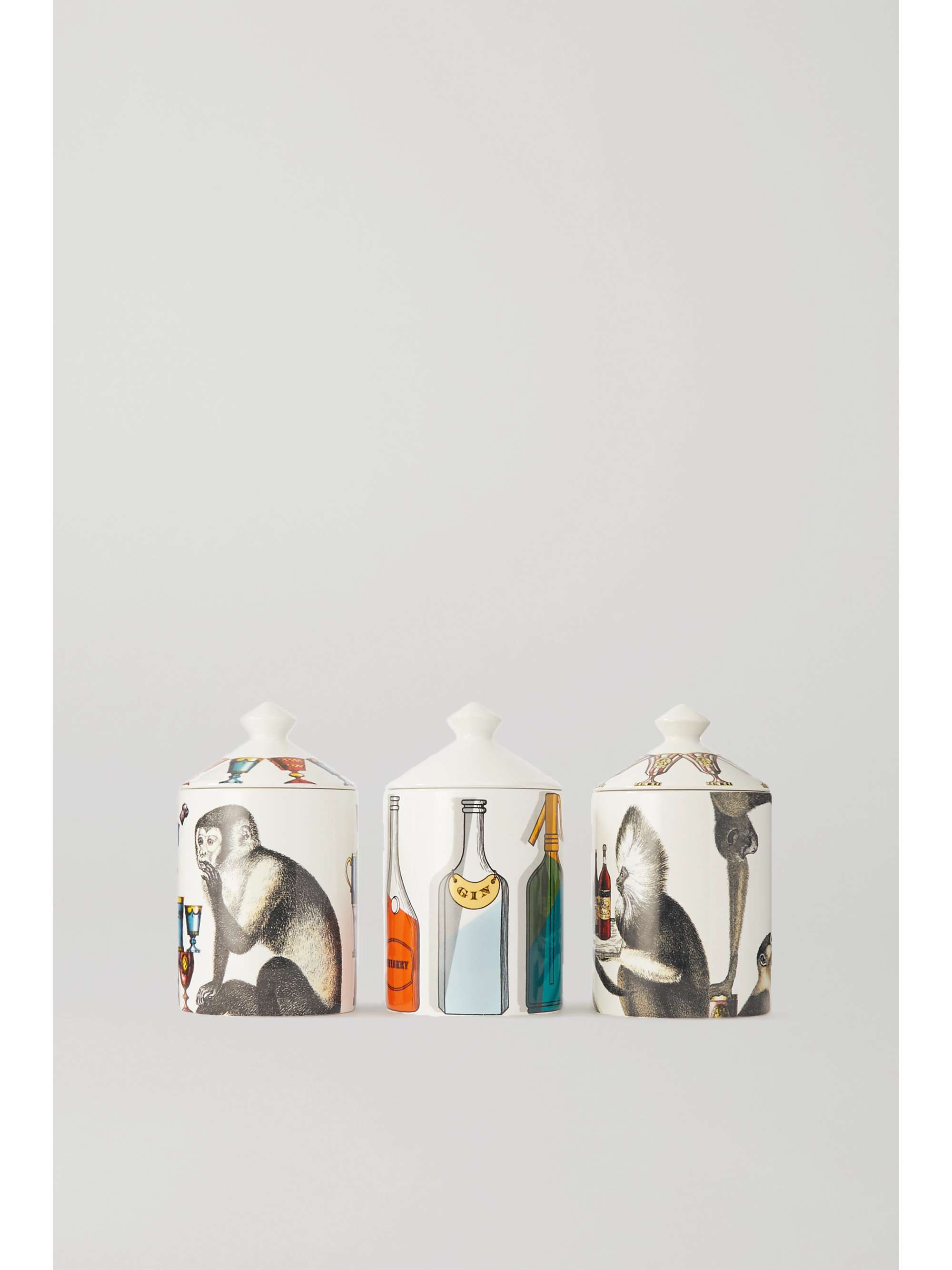 FORNASETTI Sweet Drinks set of three scented candles, 3 x 300g
