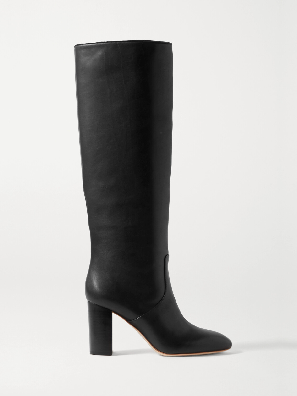 Loeffler Randall - + Net Sustain Goldy Leather Knee Boots - Black