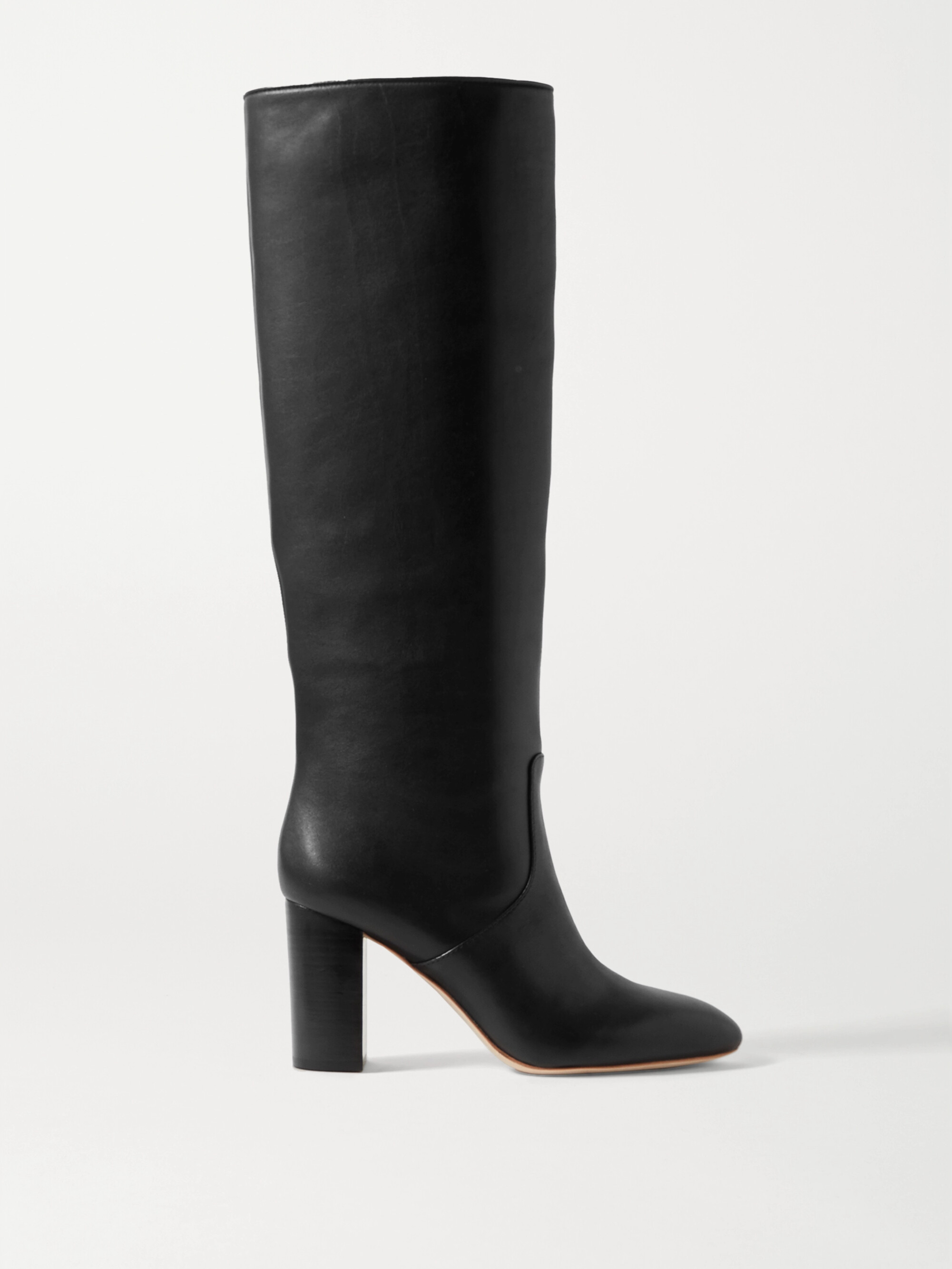 Loeffler Randall + NET SUSTAIN Goldy leather knee boots