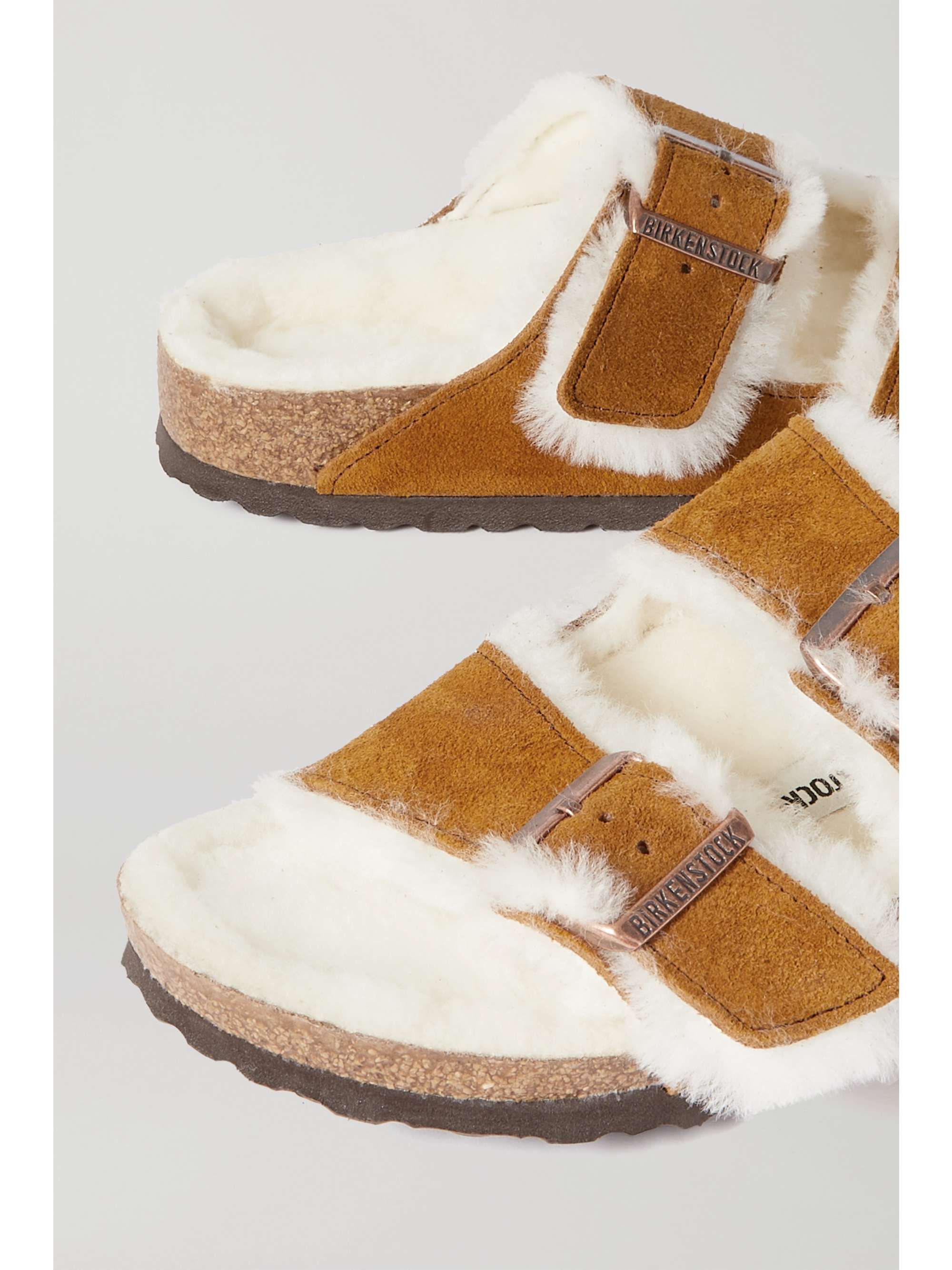 Birkenstock Women's Arizona Shearling Suede/Shearling Sandals