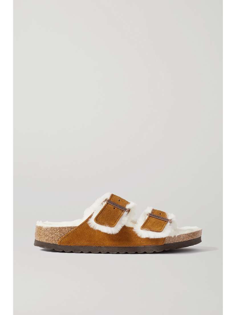 Birkenstock Arizona Shearling-lined Suede Sandals | Thumbnail 6 Birkenstock Arizona Shearling-lined Suede Sandals | Thumbnail 6