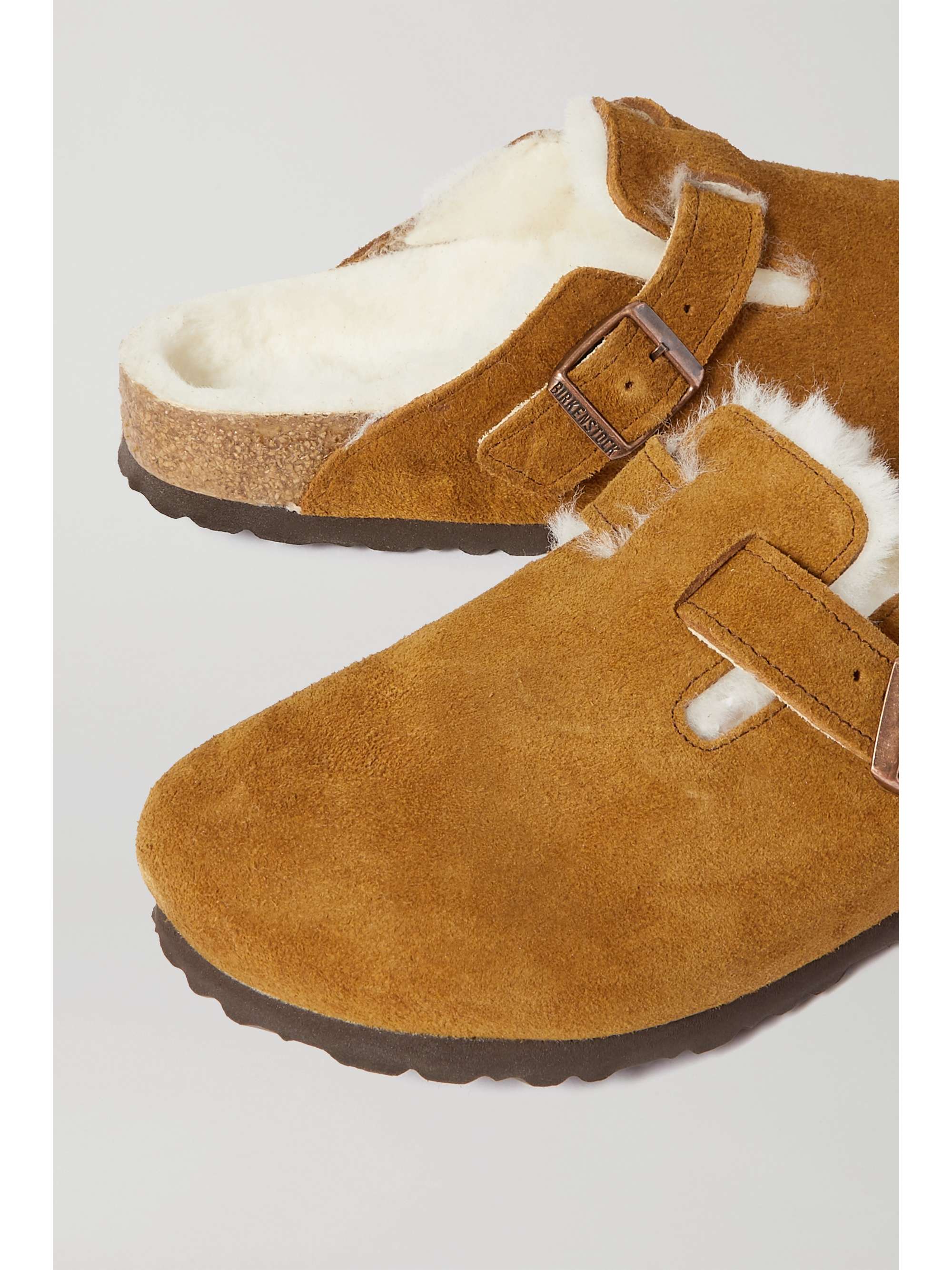 BIRKENSTOCK Sabot in camoscio Boston