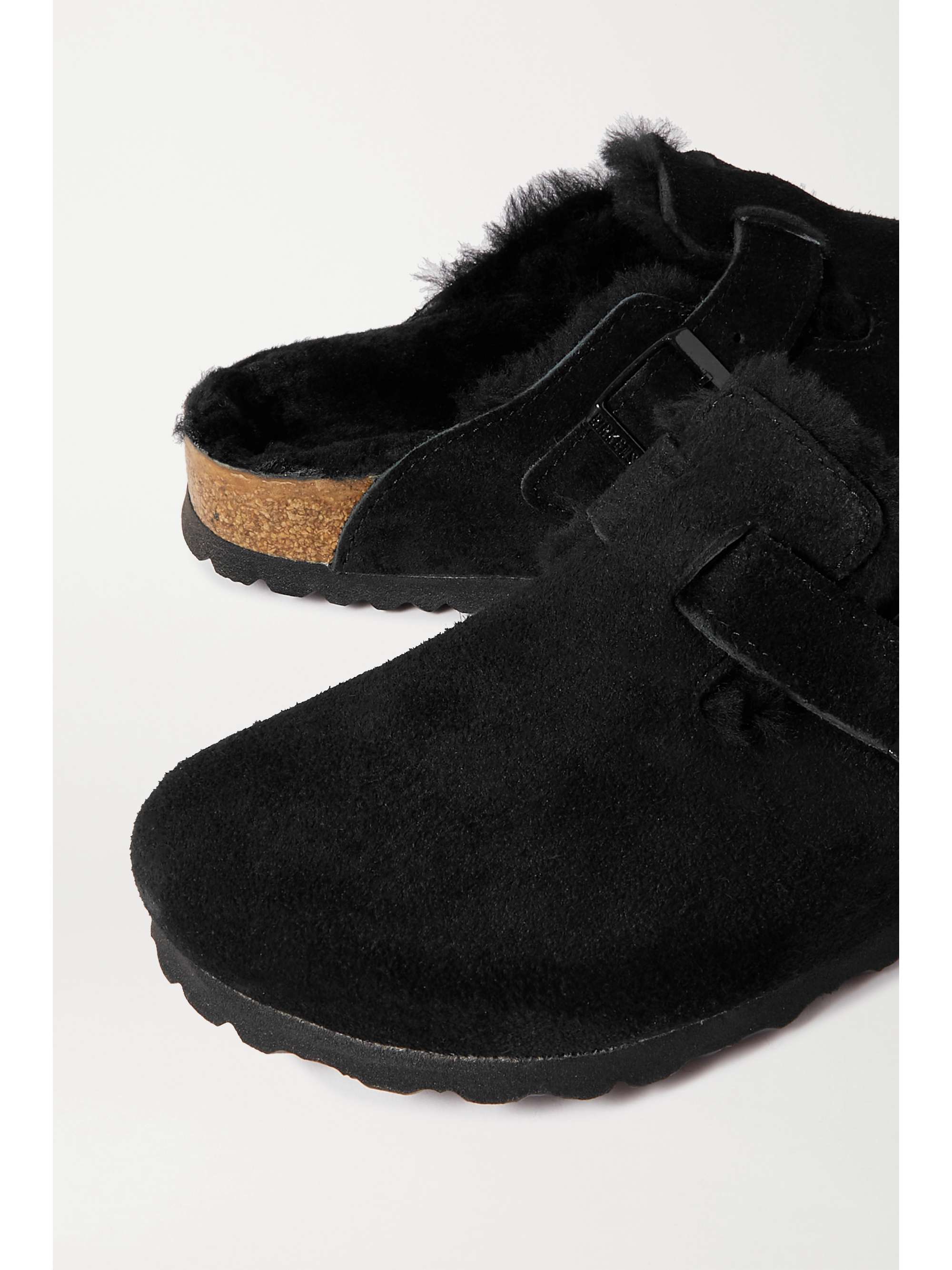 BIRKENSTOCK Boston suede clogs
