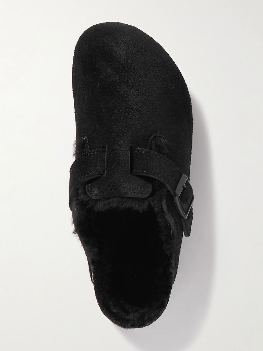 boston shearling black