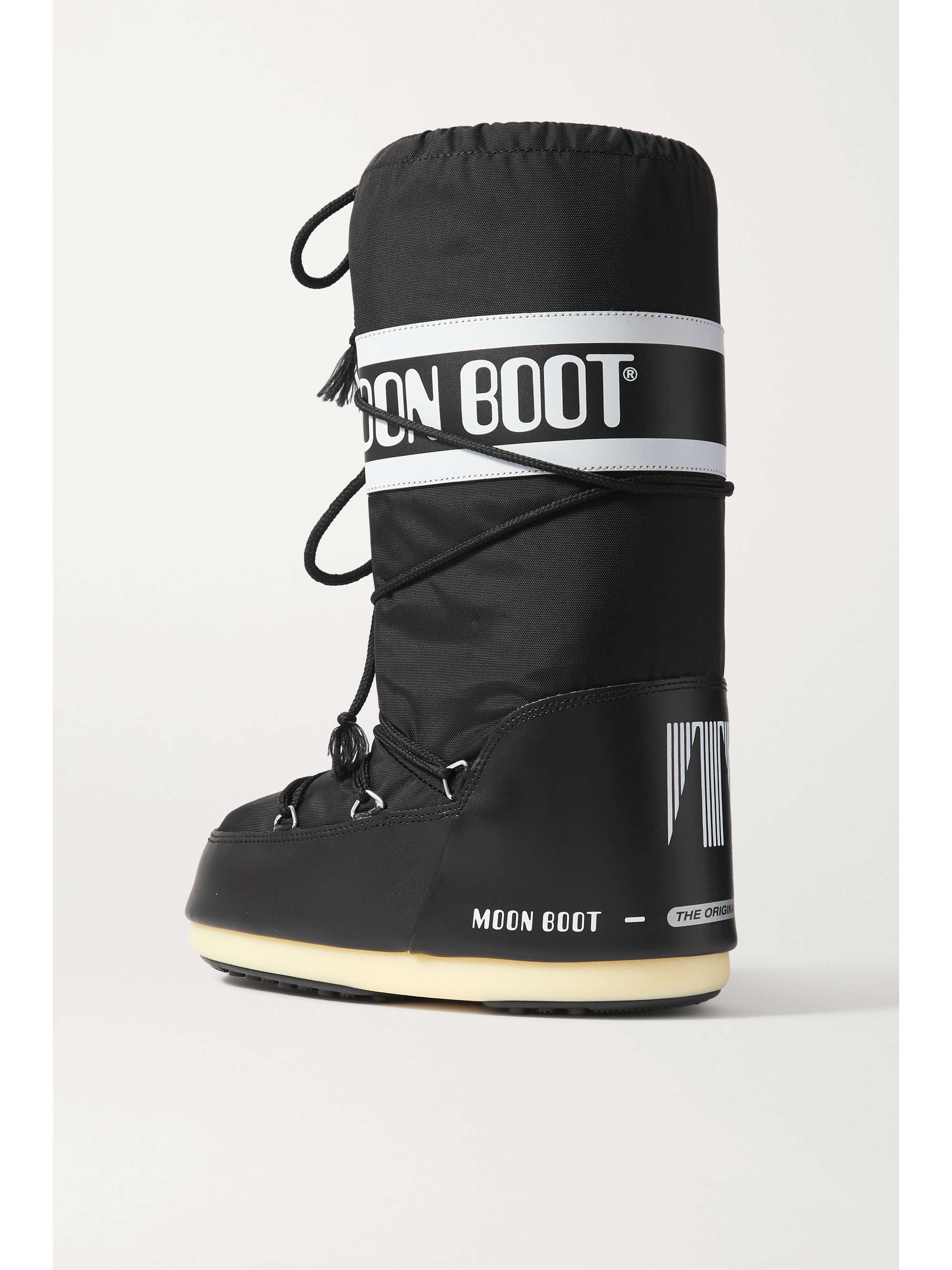 MOON BOOT Icon shell and faux leather snow boots