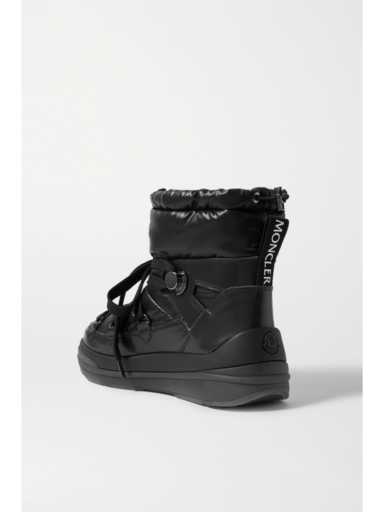 Insolux Leather And Padded Ankle Boots