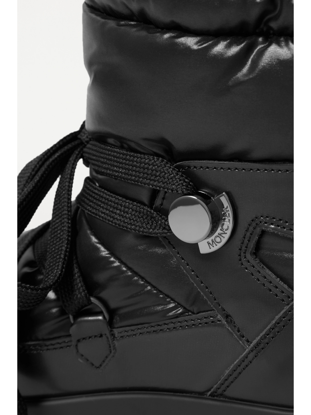 Insolux Leather And Padded Ankle Boots