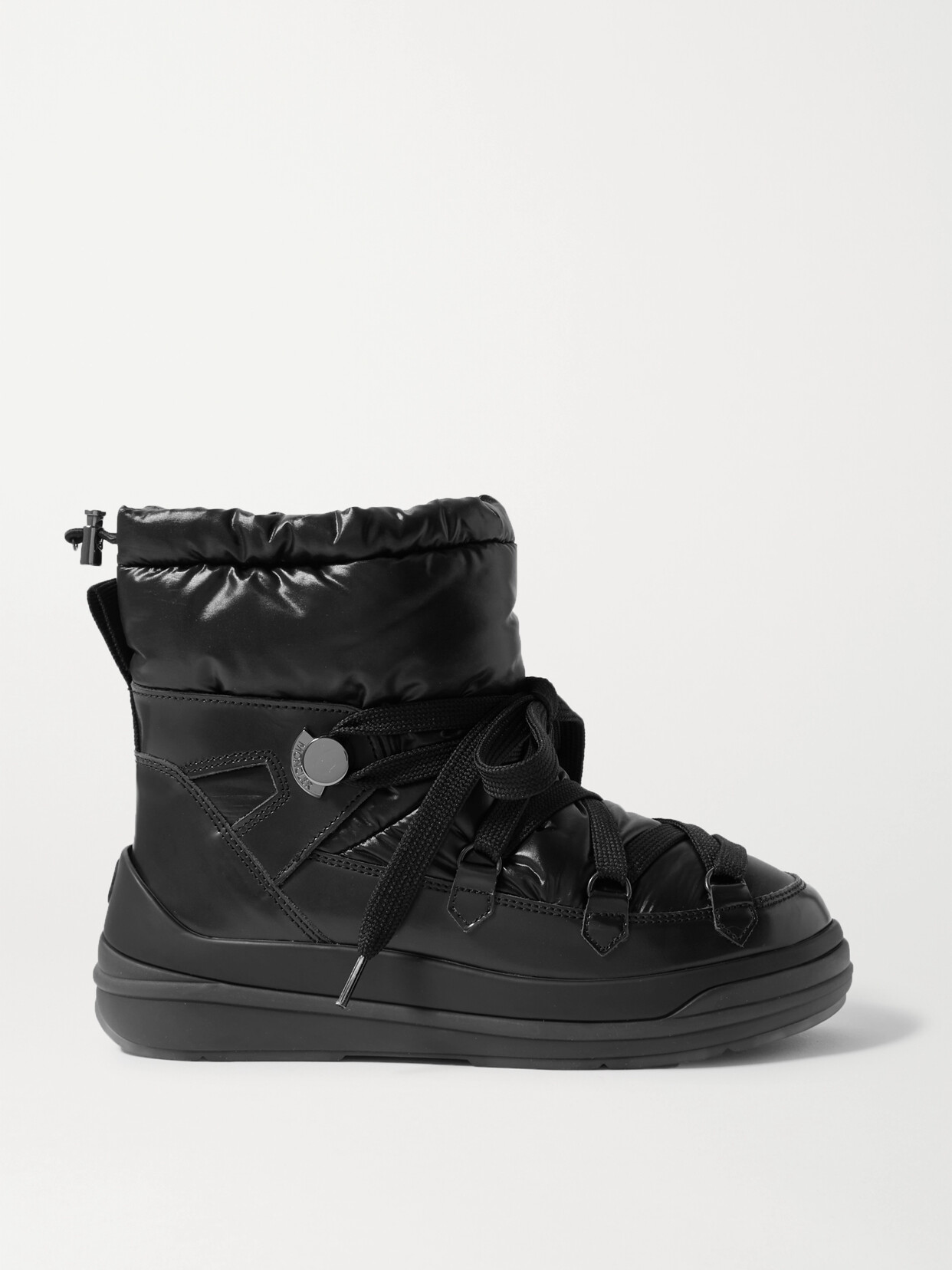 Insolux Leather And Padded Ankle Boots
