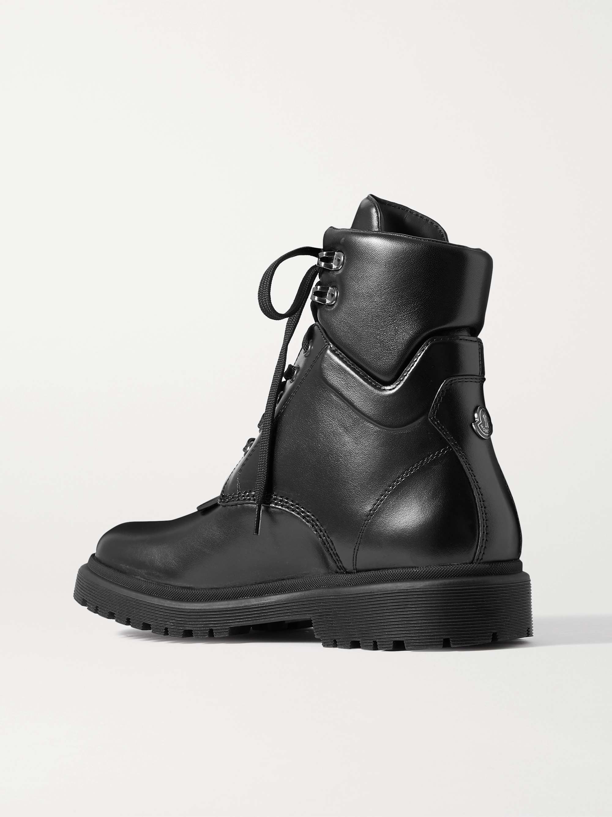 MONCLER Patty leather ankle boots
