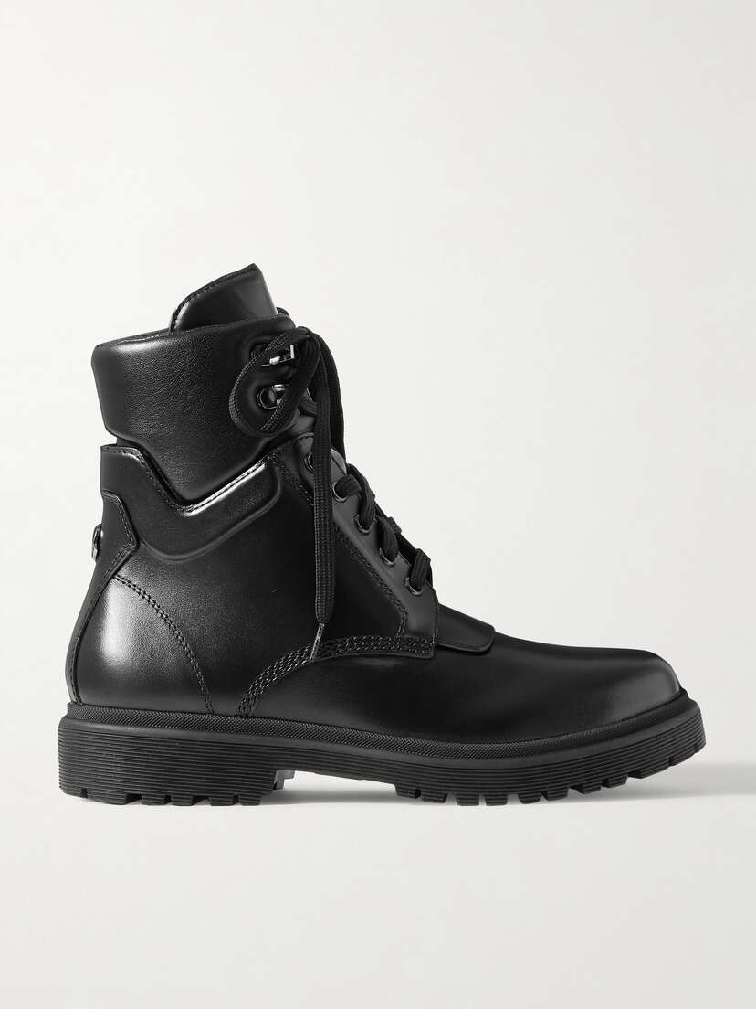 Moncler Patty Leather Ankle Boots