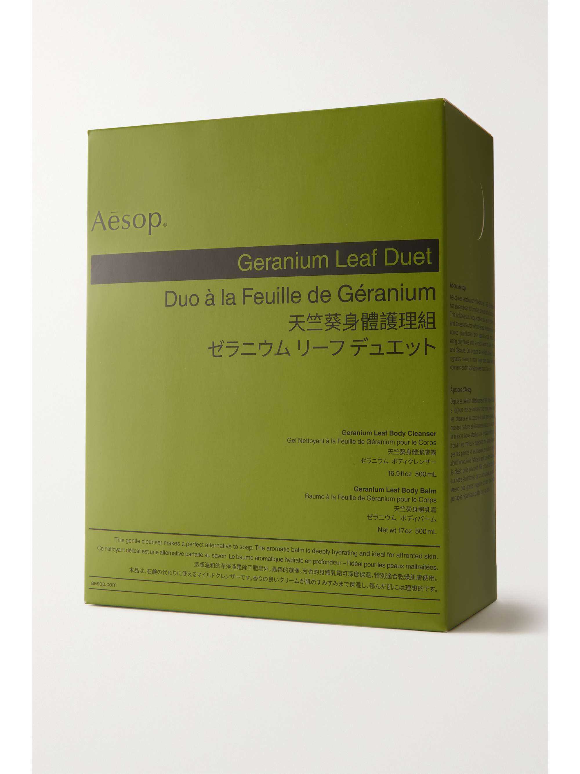 AESOP Geranium Leaf Duet, 2 x 500ml
