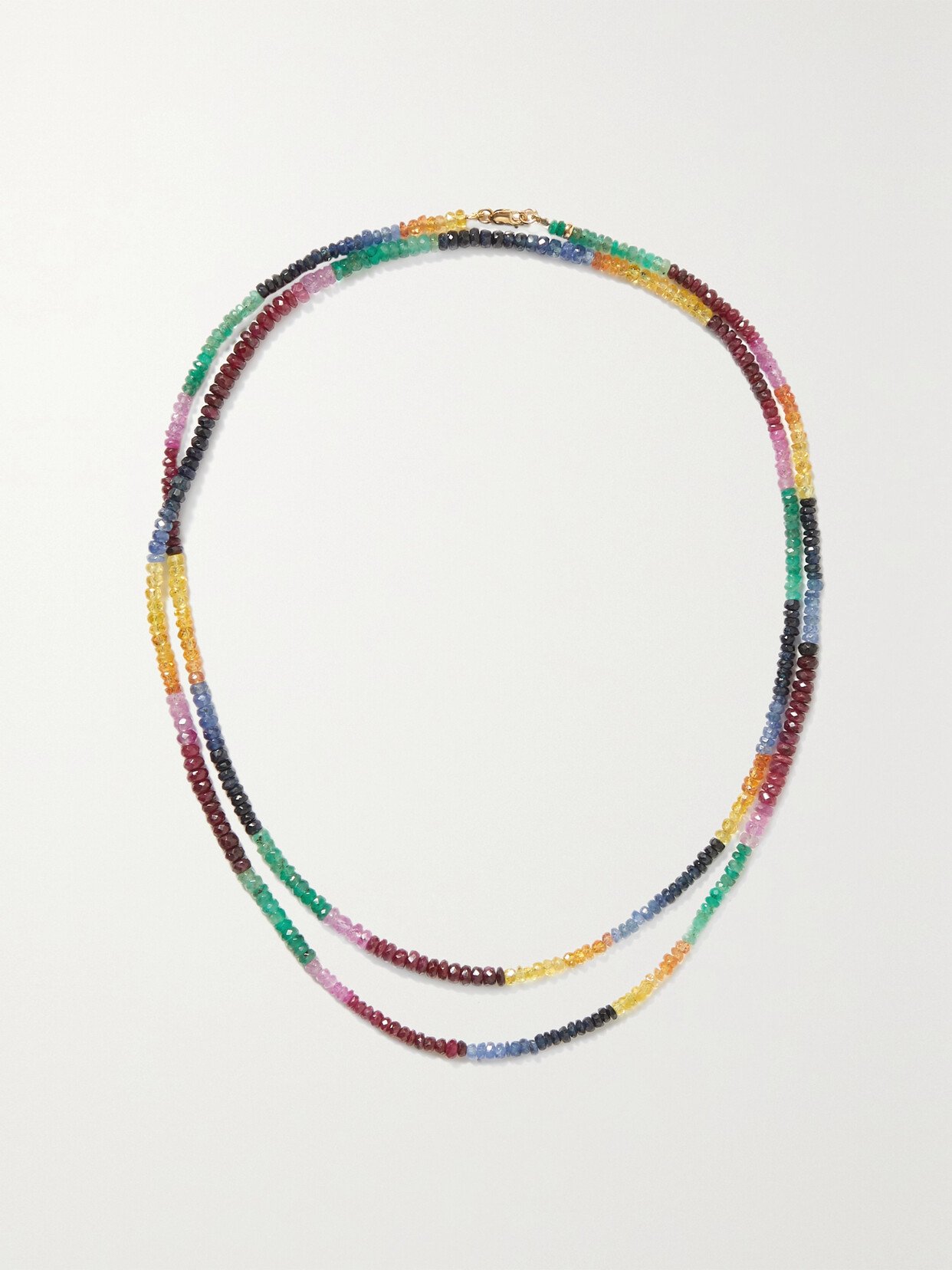 JIA JIA - 14-karat Gold Sapphire Necklace - Red
