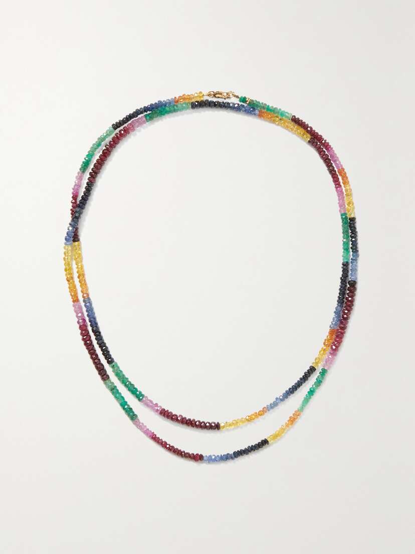 JIA JIA 14-karat Gold Sapphire Necklace