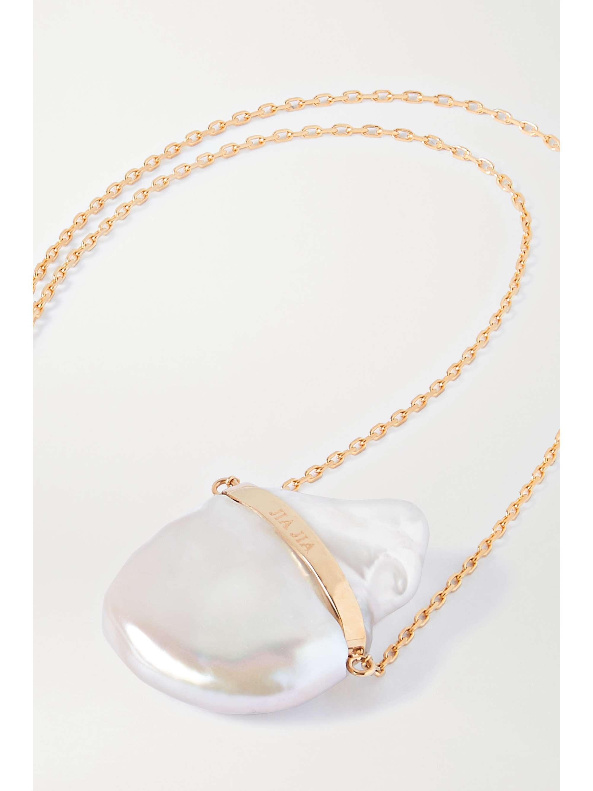 JIA JIA 14-karat gold pearl necklace