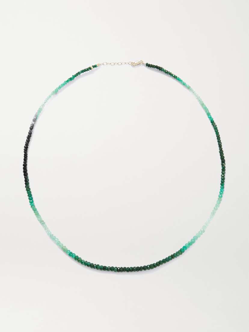 JIA JIA Gold Emerald Necklace