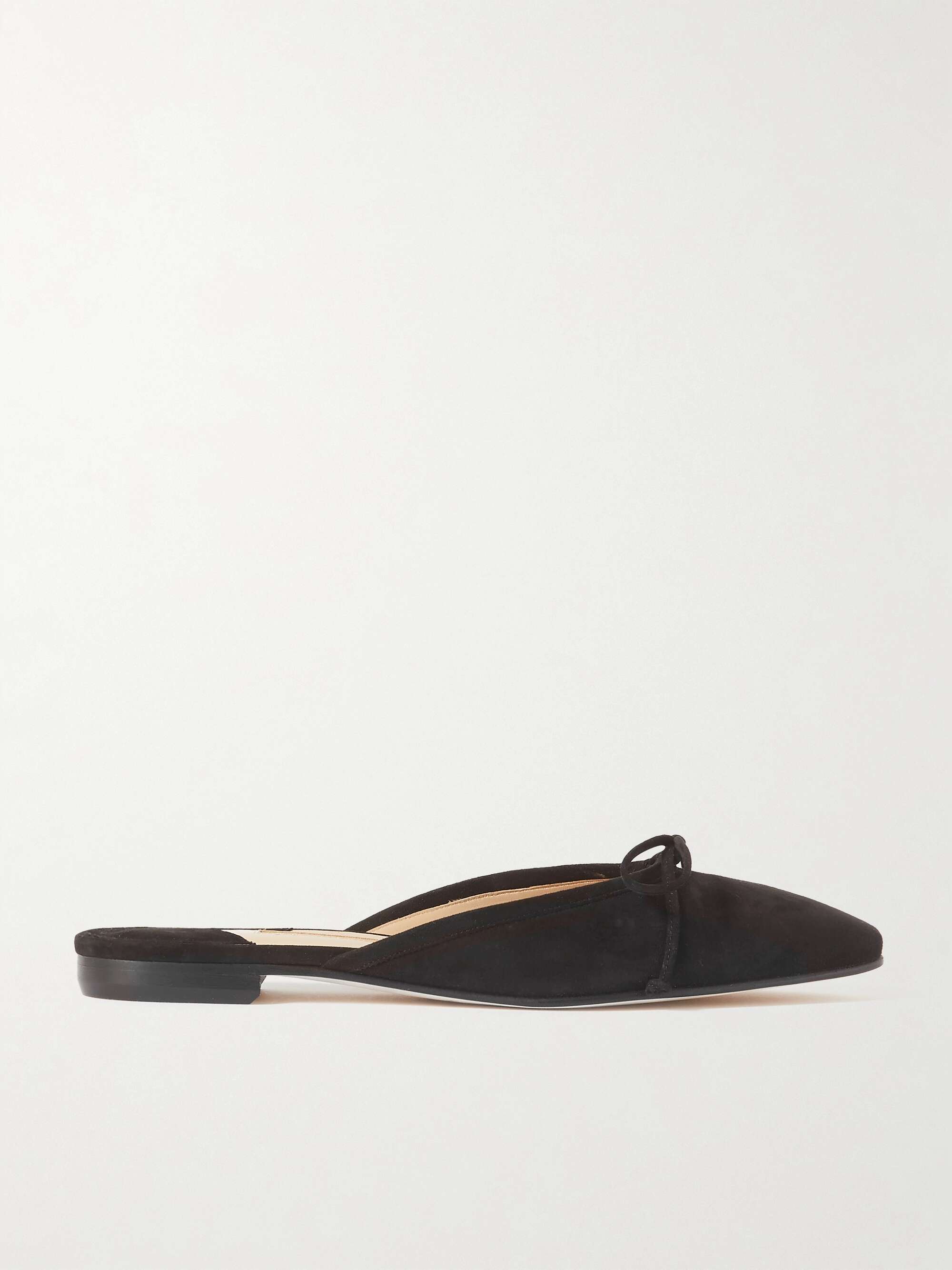 めです L'Appartement CLASSE - MANORO BLAHNIK TAZA Suede Muleの通販 by ...