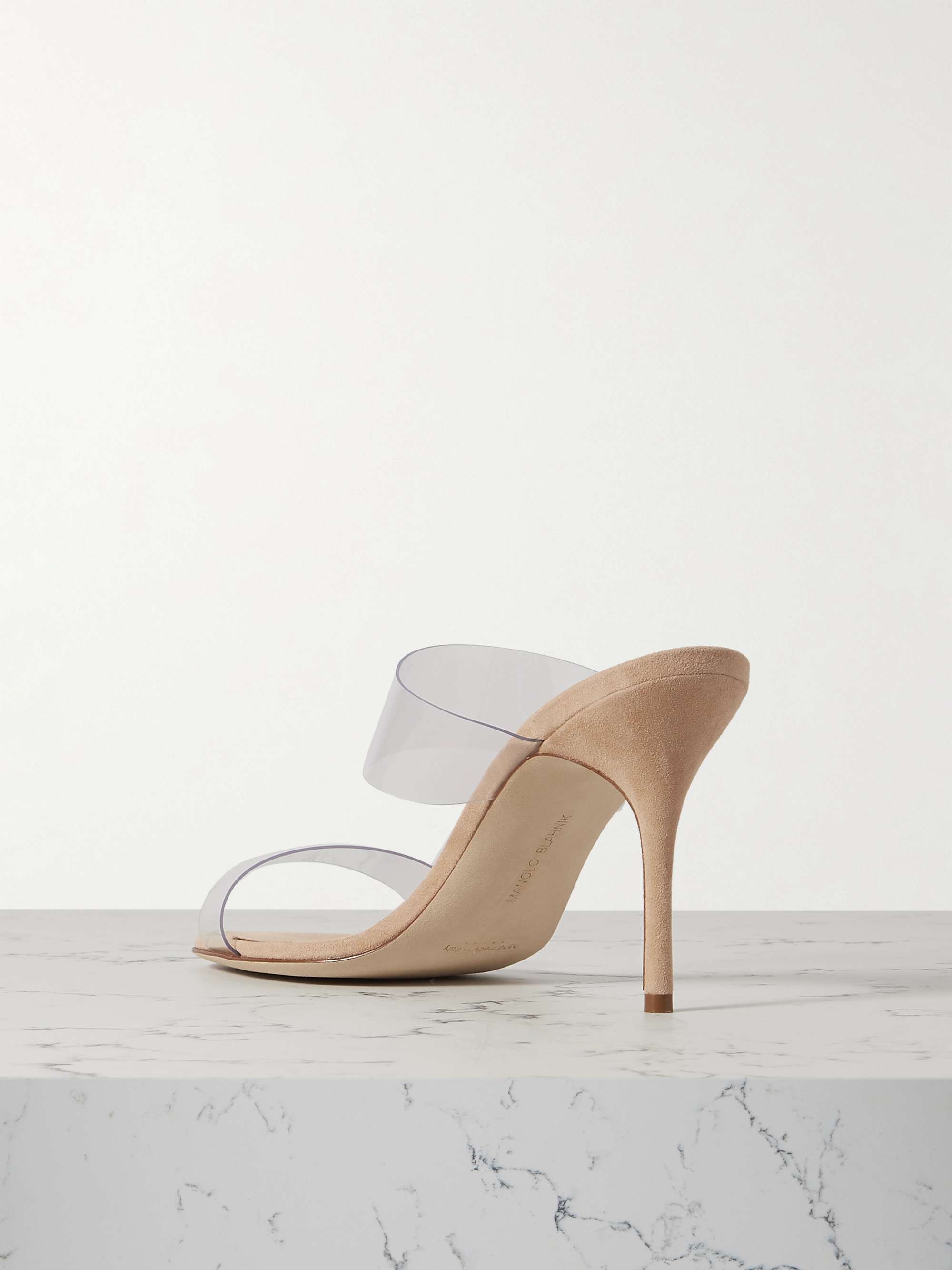 MANOLO BLAHNIK Scolto 90 PVC mules