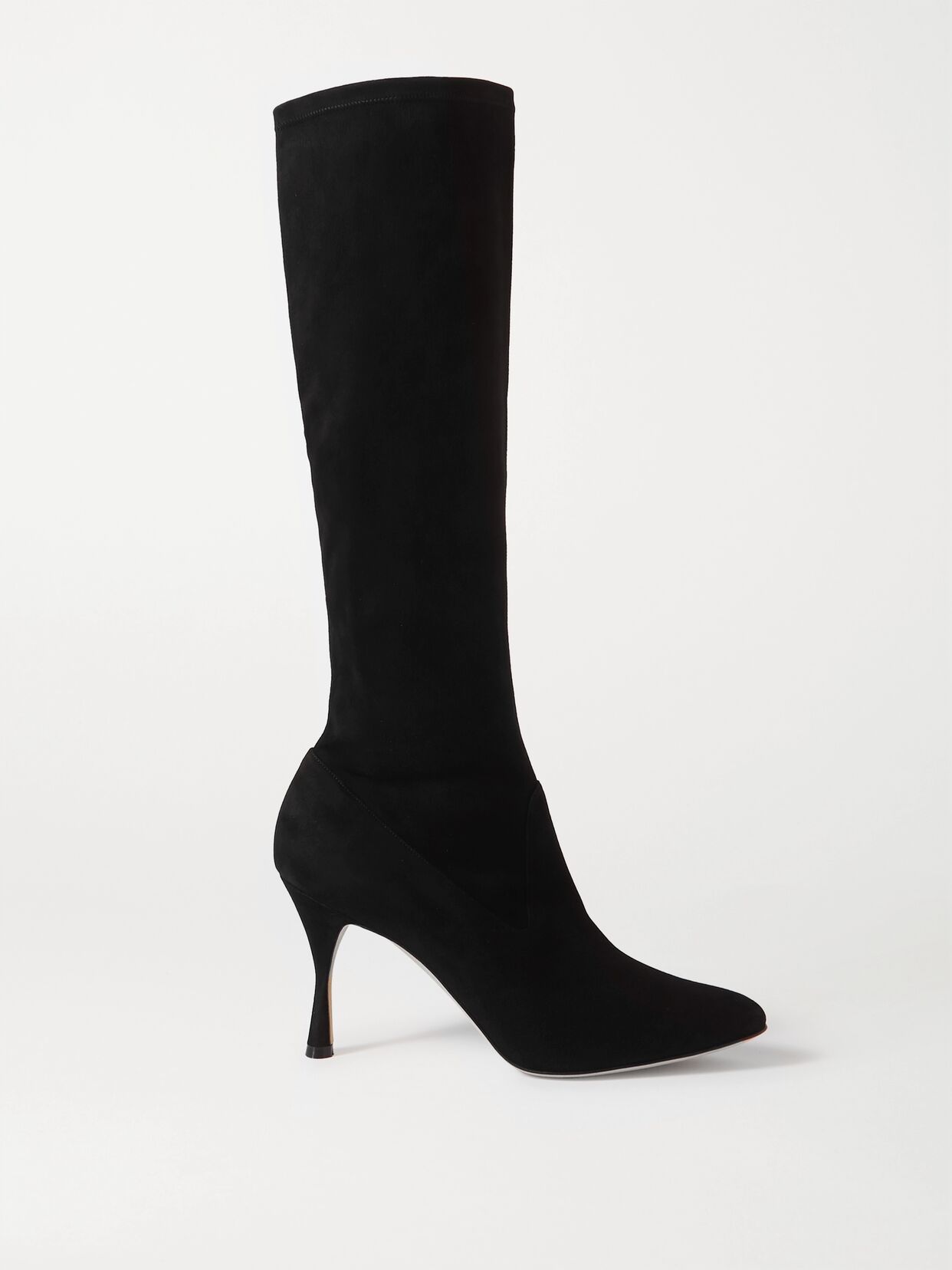 pamfilo 90 stretch suede knee boots