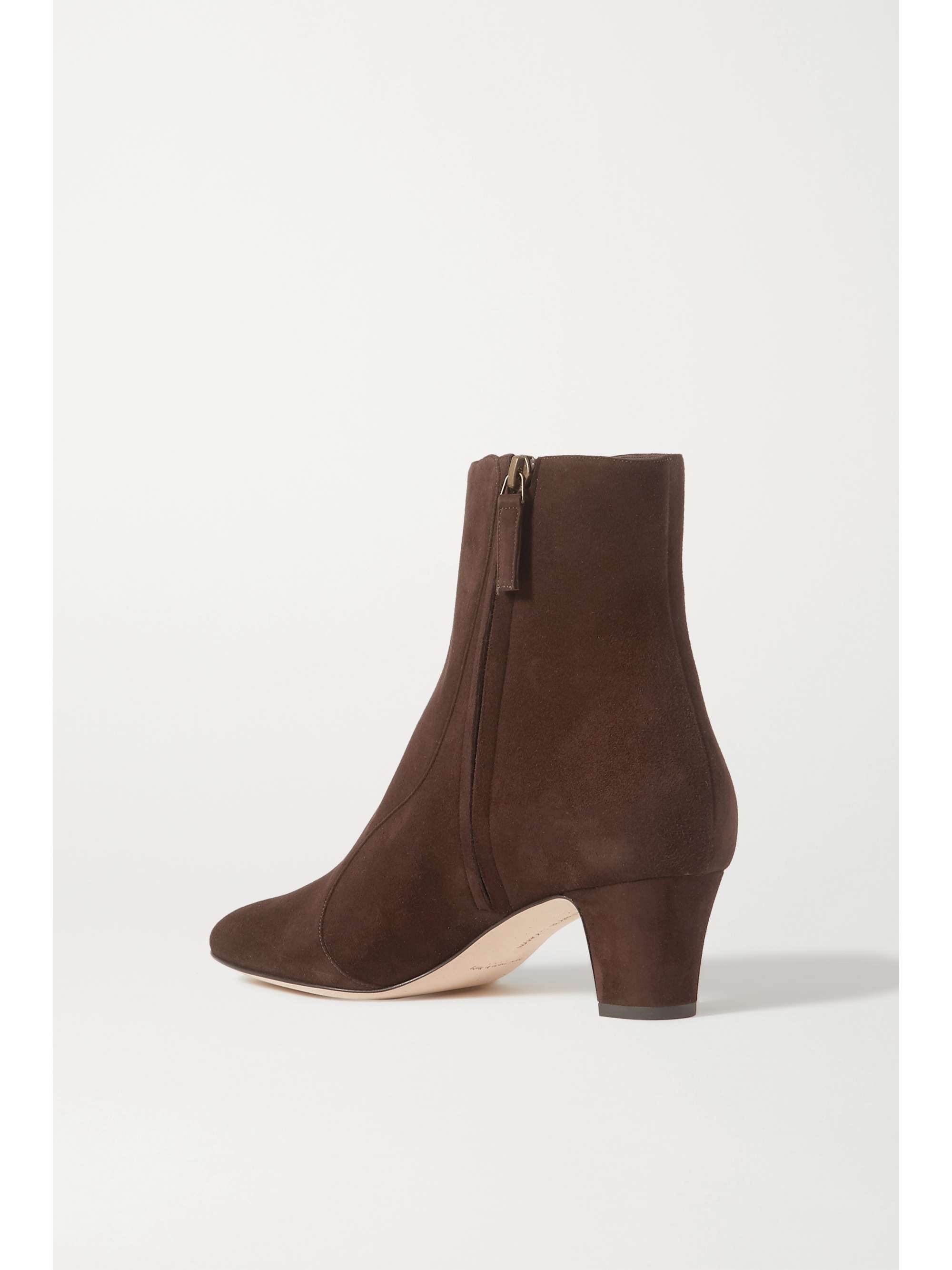 MANOLO BLAHNIK Myconia 50 suede ankle boots