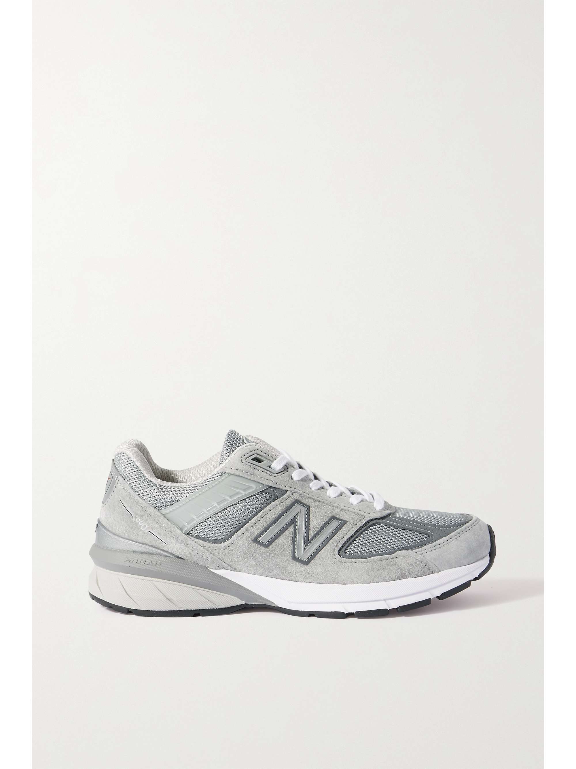 990v5 suede and mesh sneakers