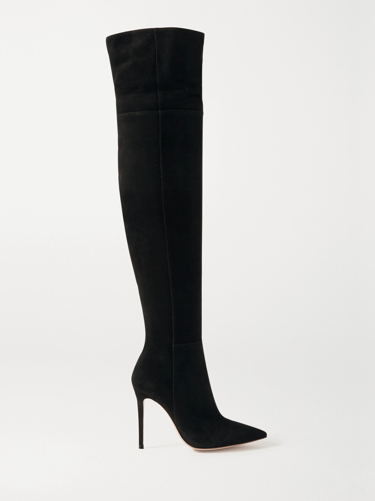Gianvito Rossi Black Vox Cuissard 105 Knee High Boot