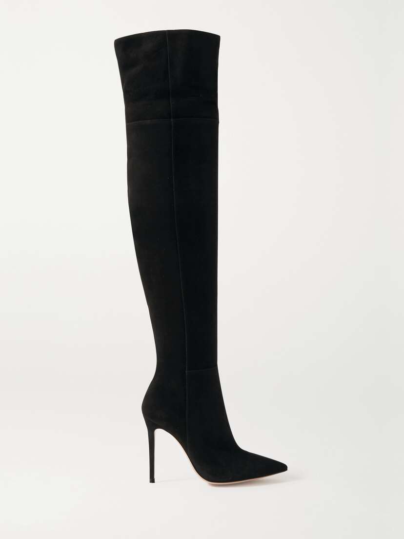 Gianvito Rossi 105 Suede Over-the-knee Boots