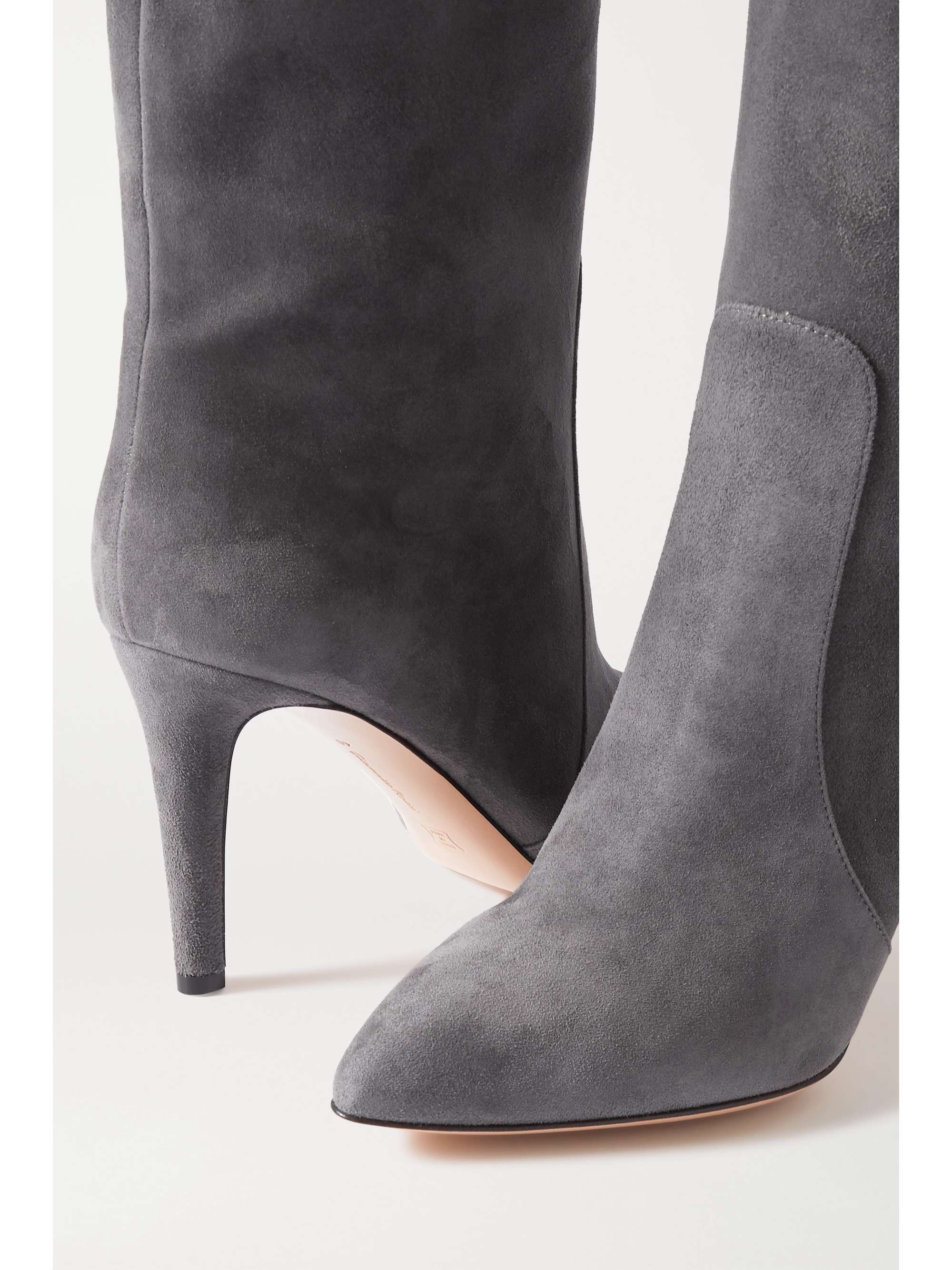 GIANVITO ROSSI 85 suede knee boots