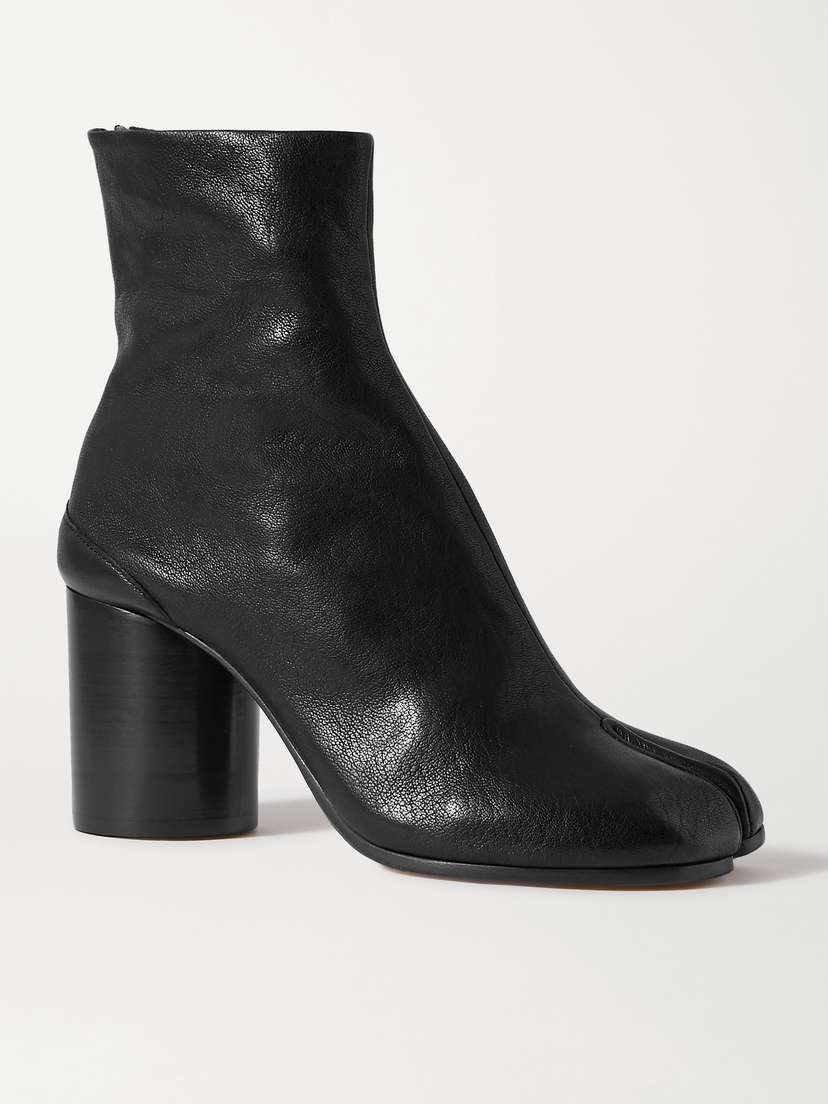 Maison Margiela Tabi Split-toe Leather Ankle Boots