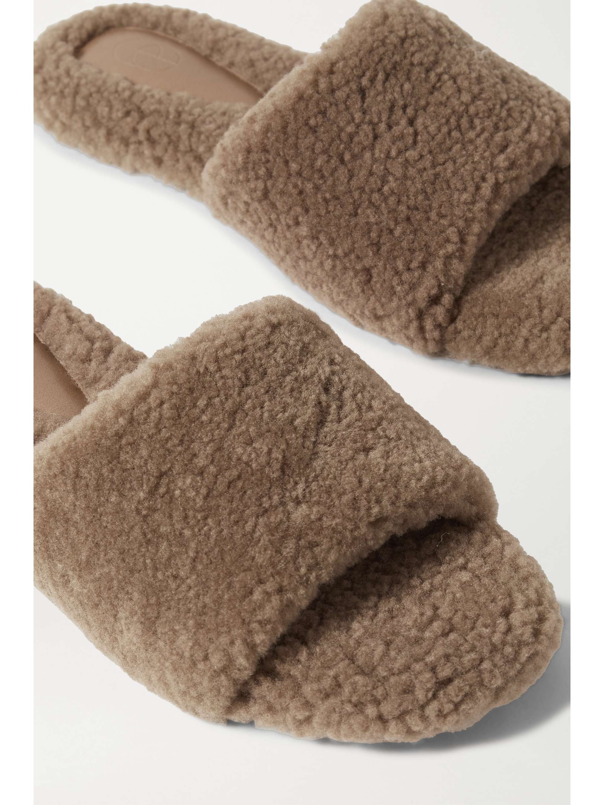 shearling slide sneakers