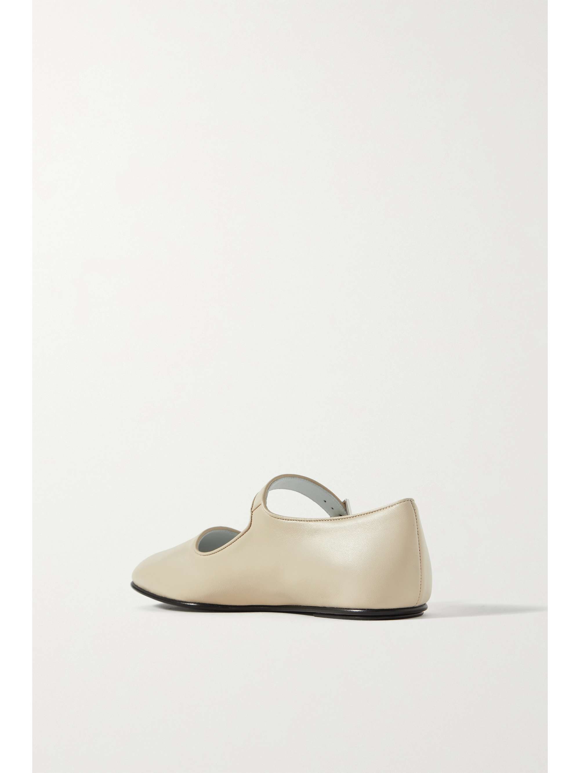 THE ROW Ava leather Mary Jane ballet flats