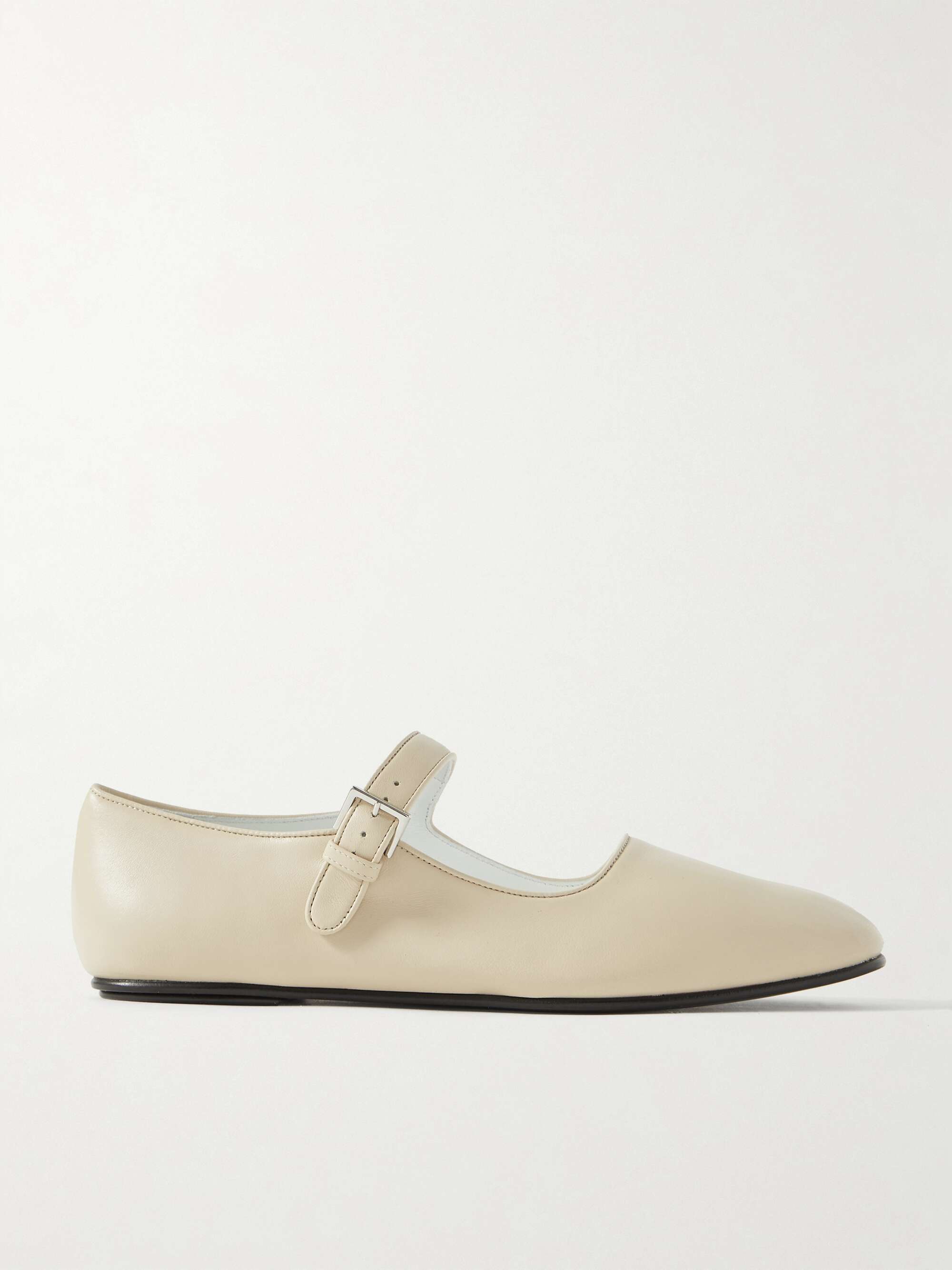 THE ROW Ava leather Mary Jane ballet flats