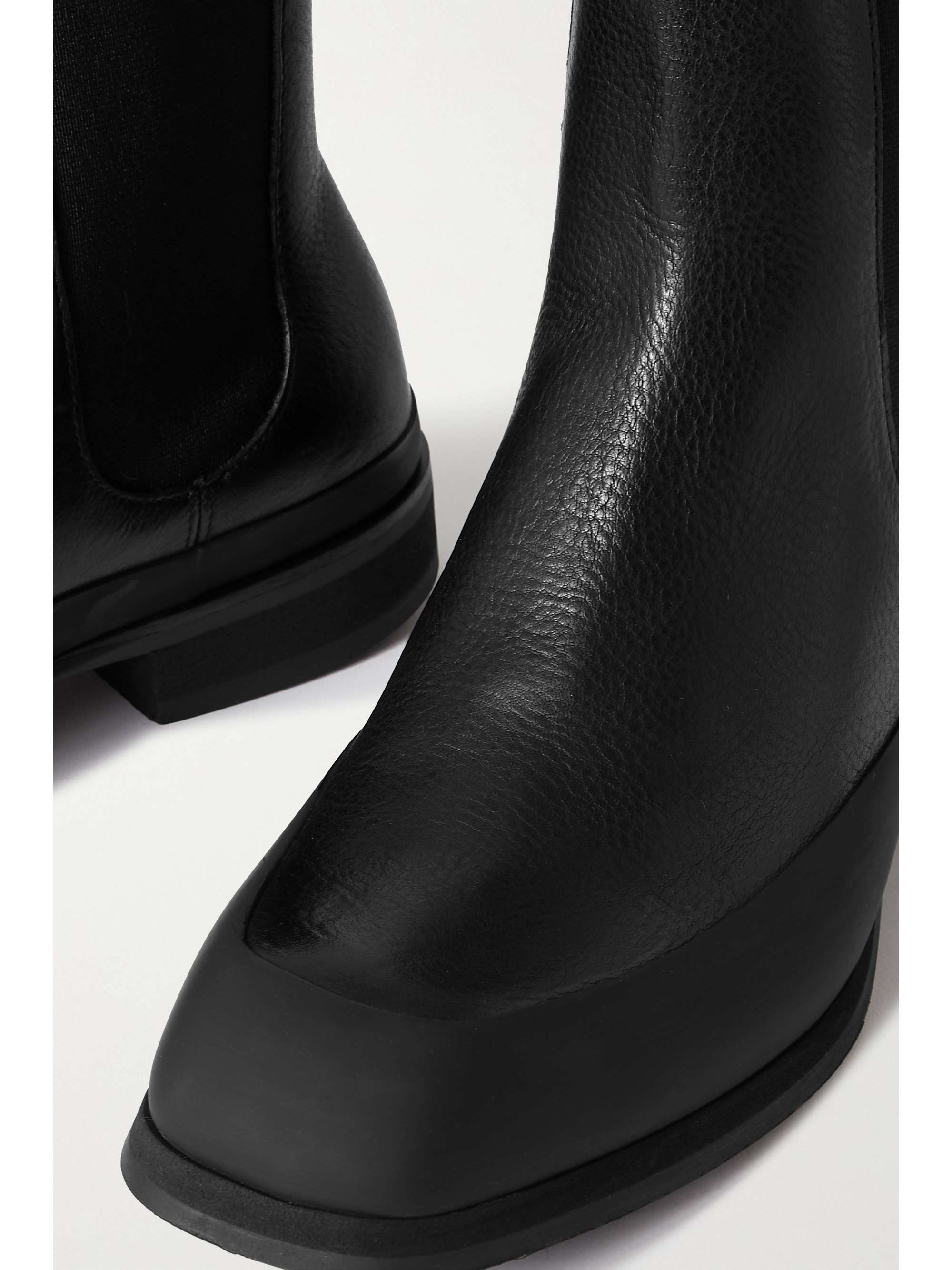 Garden rubber-trimmed leather Chelsea boots