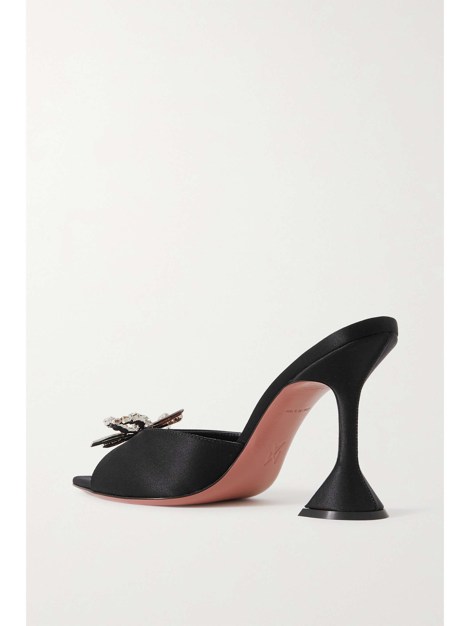AMINA MUADDI Rosie crystal-embellished PVC mules