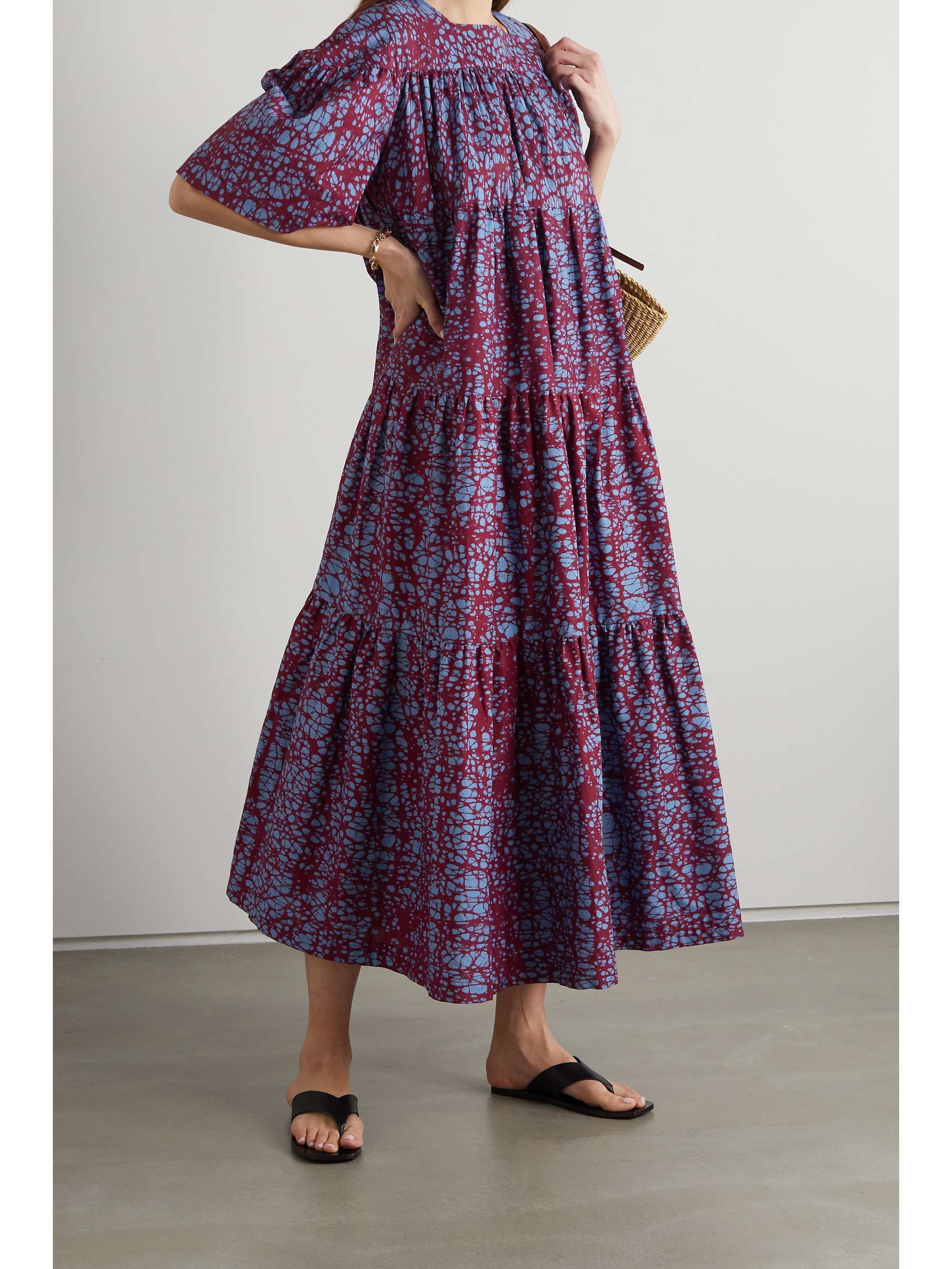 難あり】 Odile Jacobs Flounce Long Dress | myglobaltax.com