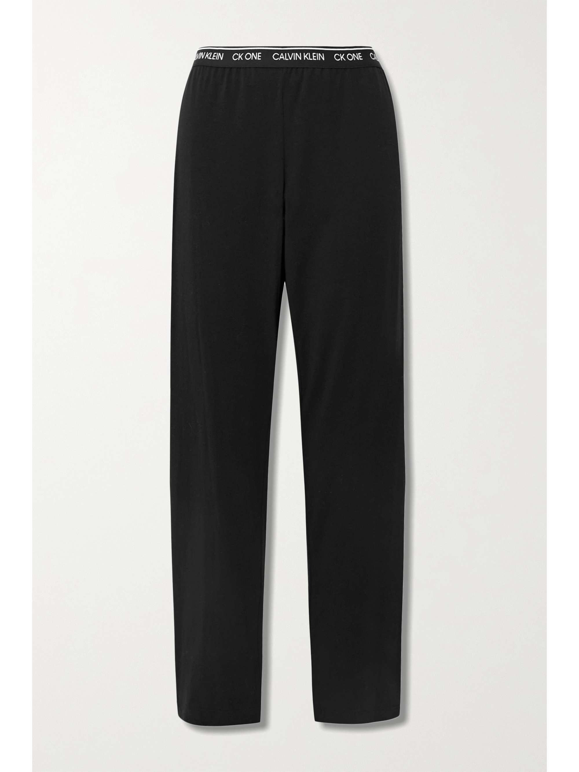 Black One stretch-cotton jersey pyjama pants | | NET-A-PORTER