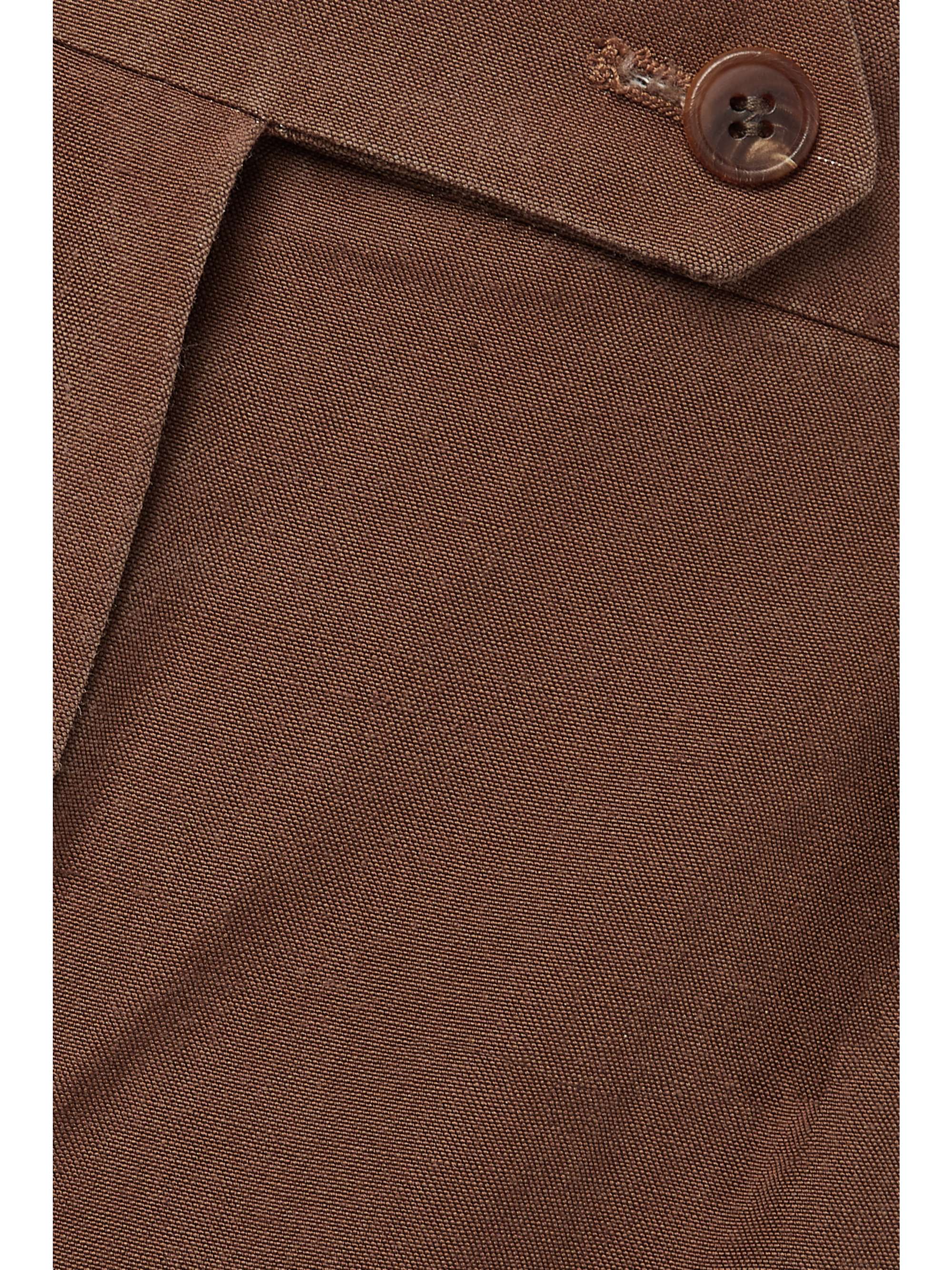 THE ROW Nino silk-shantung wide-leg pants