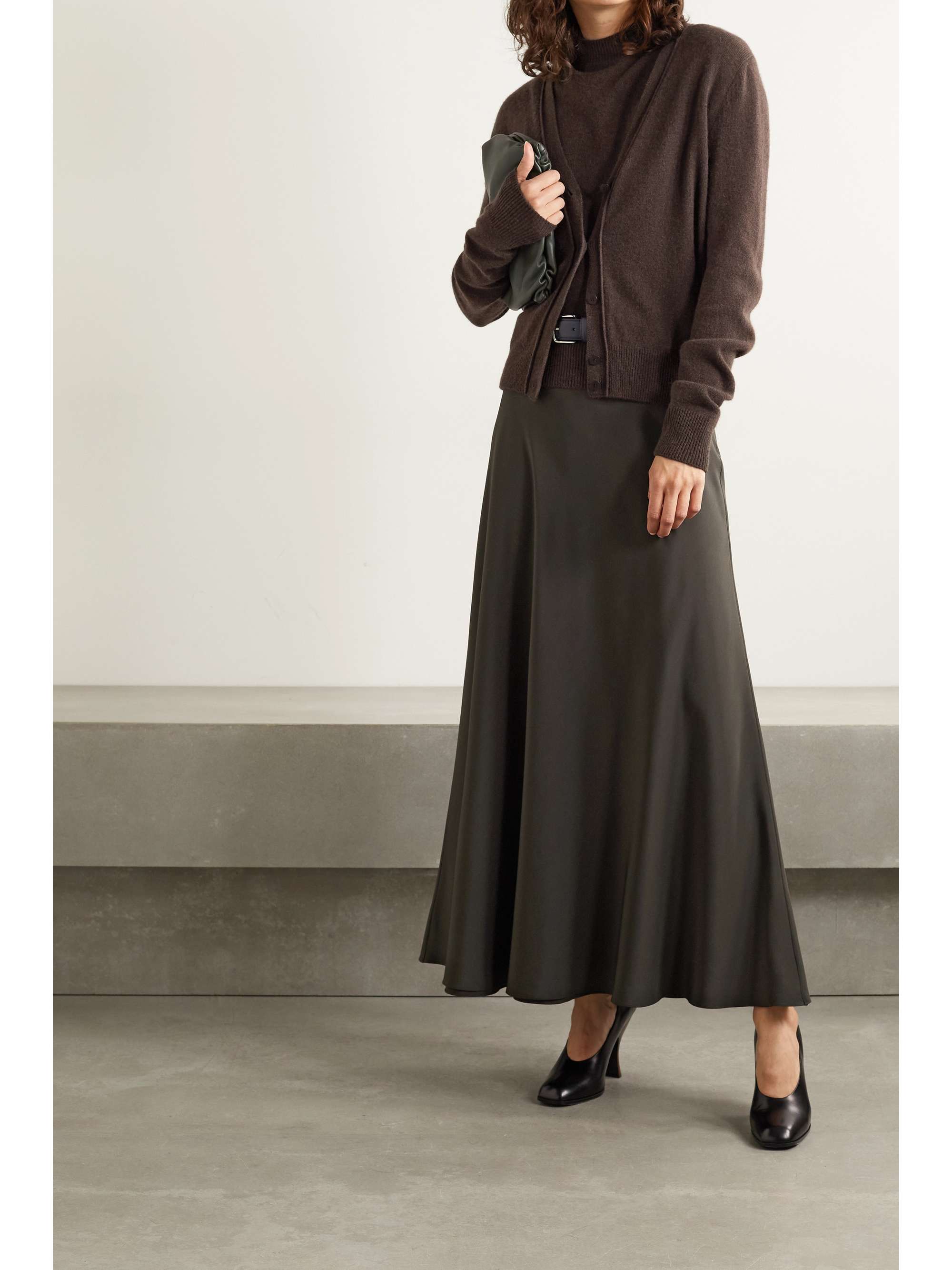 the row cashmere cardigan