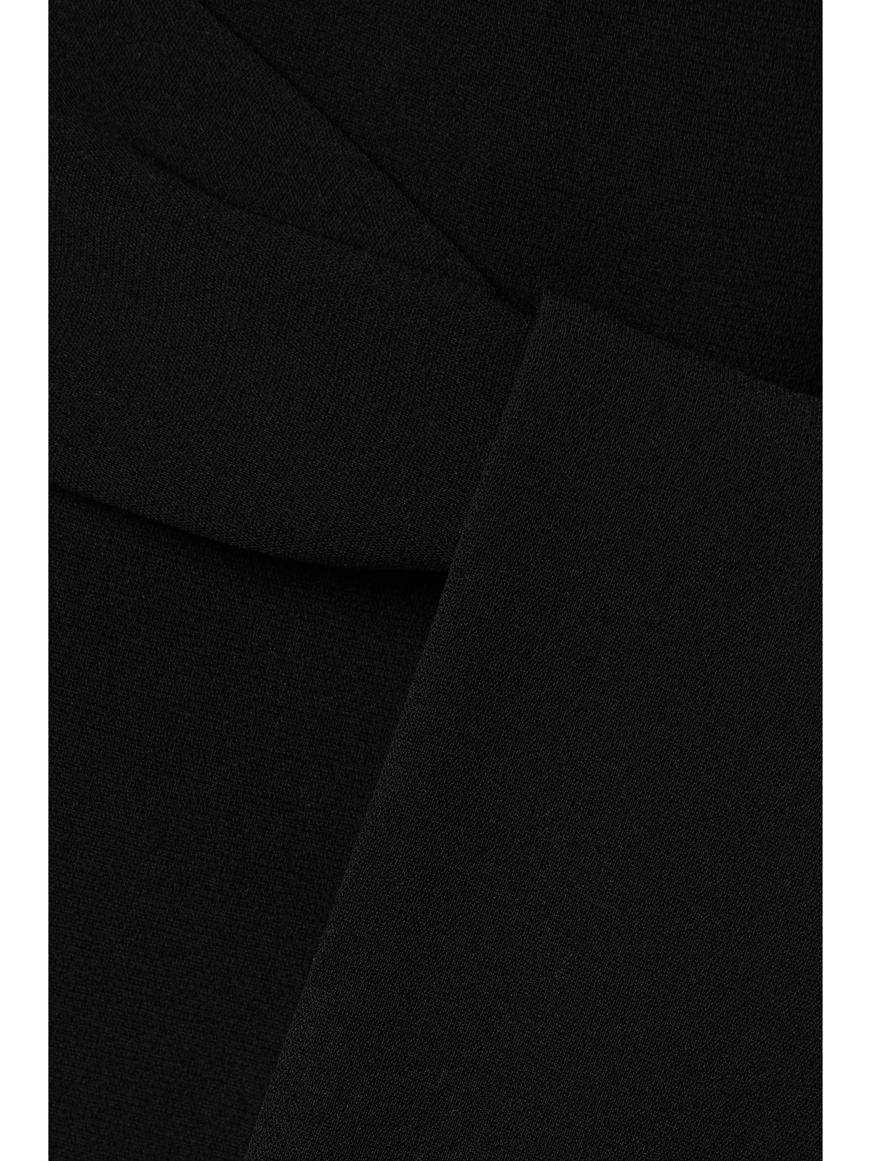 The Row Harri Belted Crepe Coat In Black