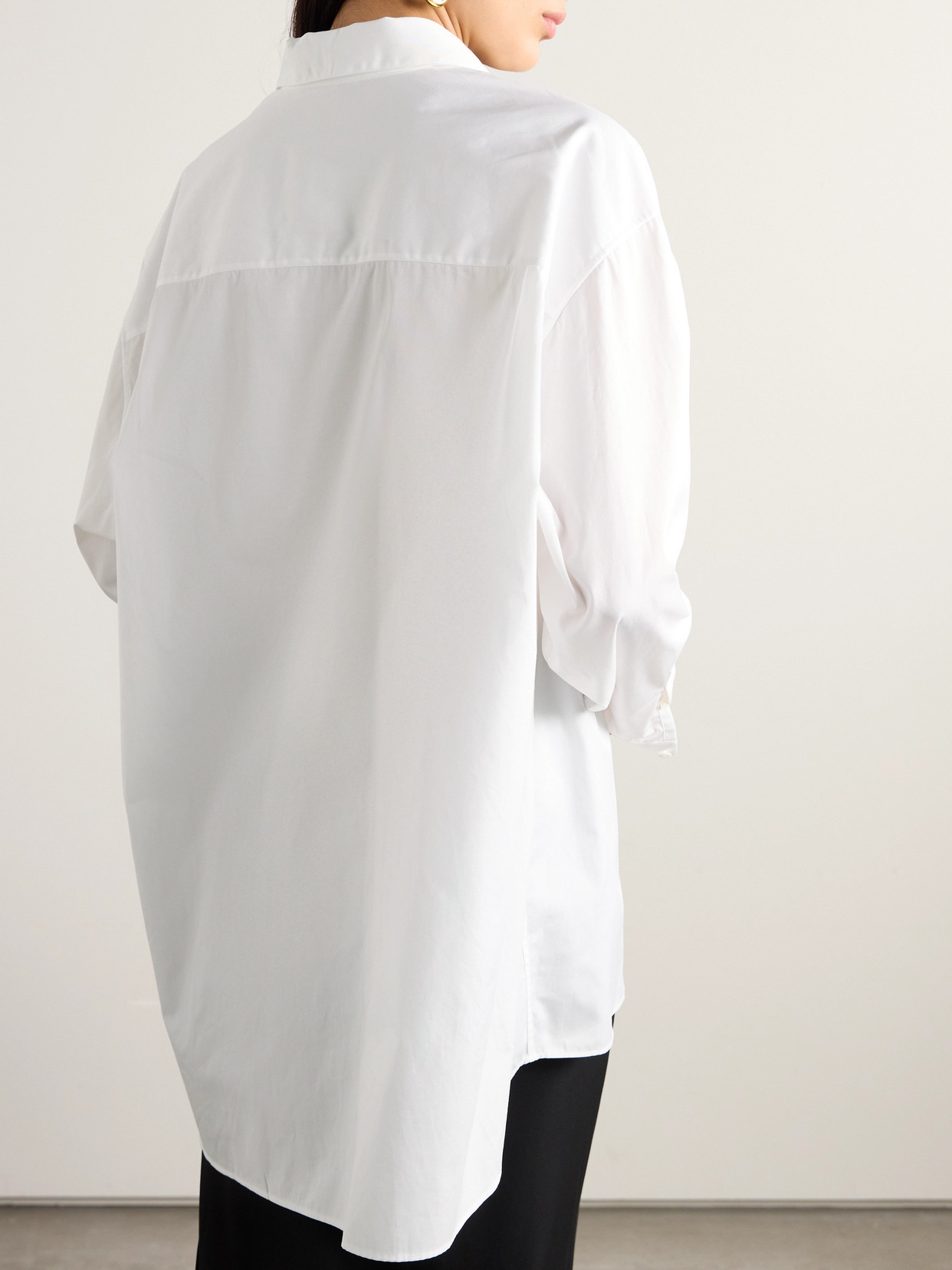 Luka Oversized Cotton-Poplin Shirt