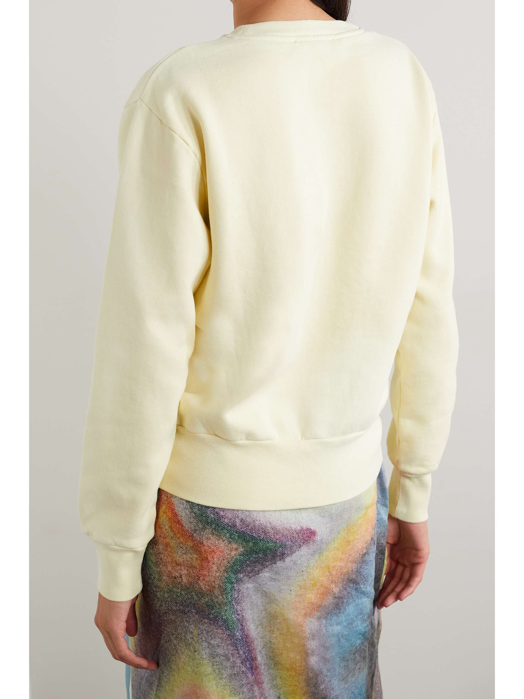 acne studios yellow sweater