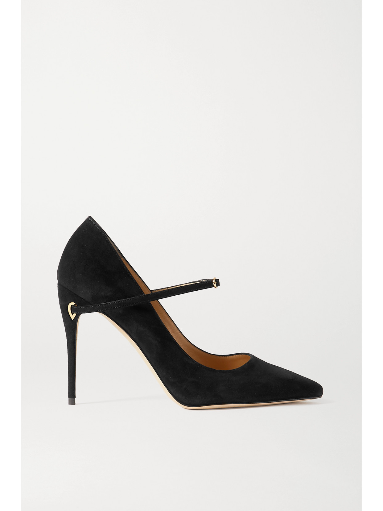 JENNIFER CHAMANDI LORENZO 105 SUEDE PUMPS