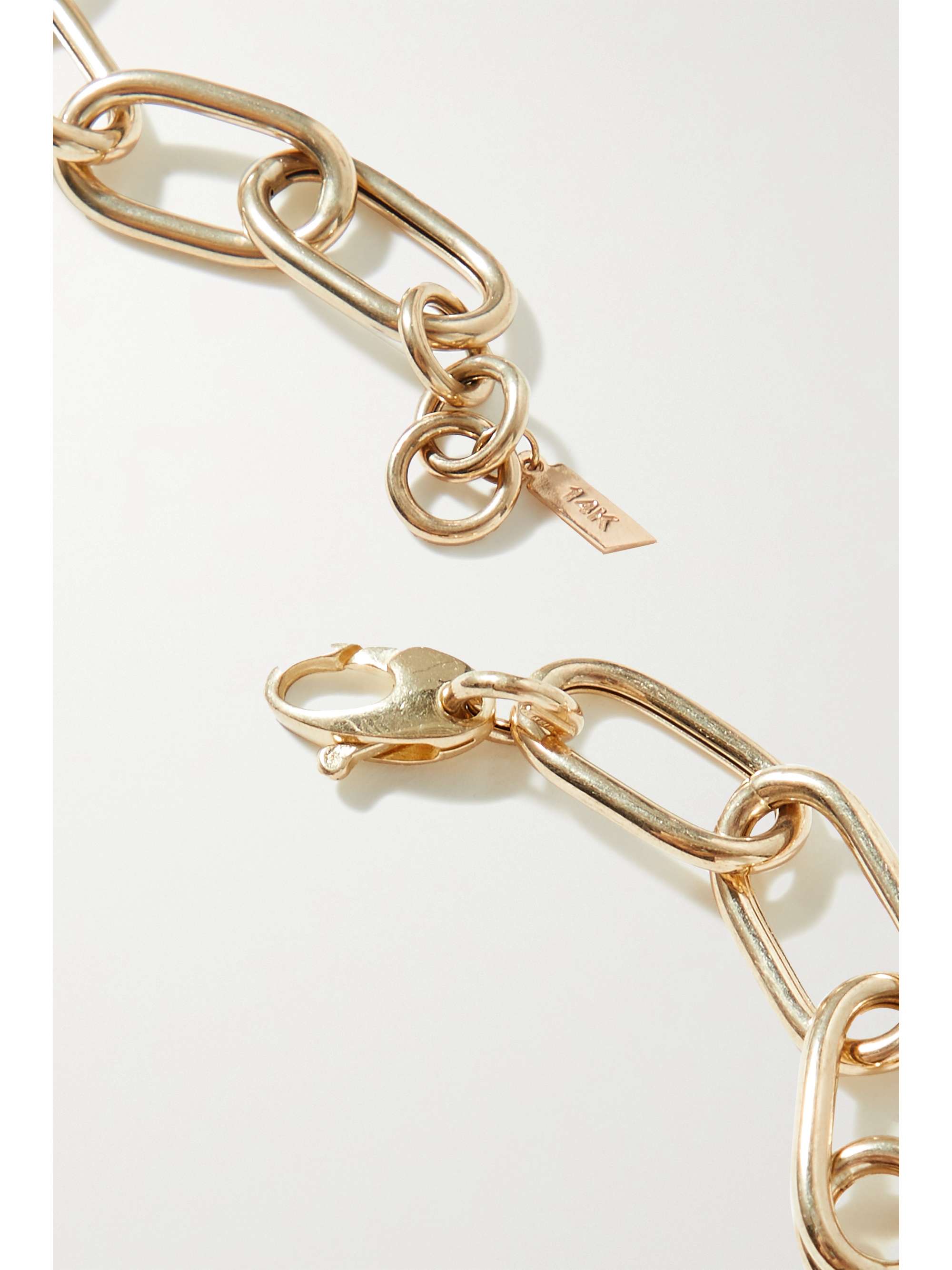 LOREN STEWART XL 14-karat gold necklace