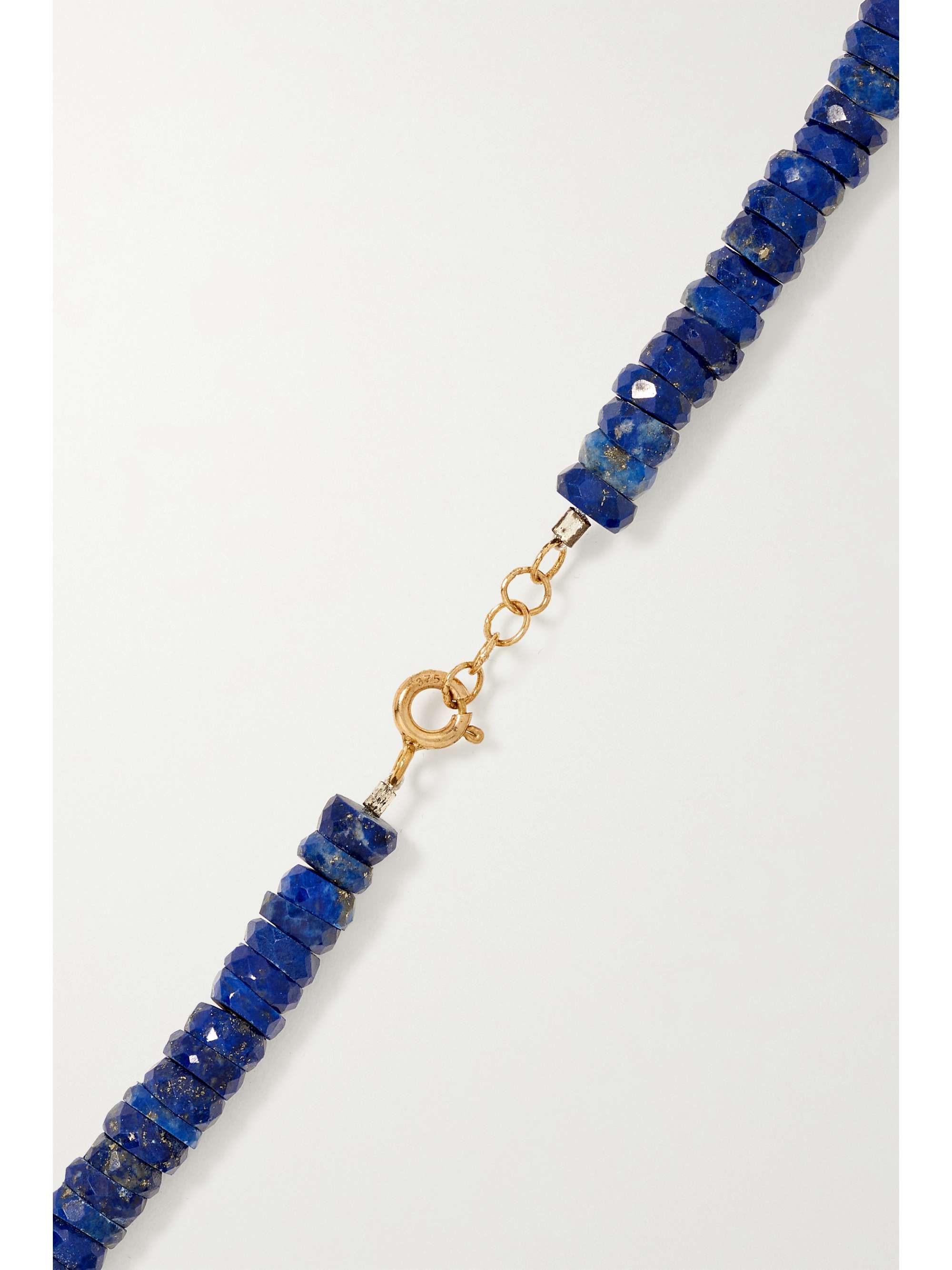 PASCALE MONVOISIN Taylor N°3 9 and 14-karat gold lapis lazuli necklace