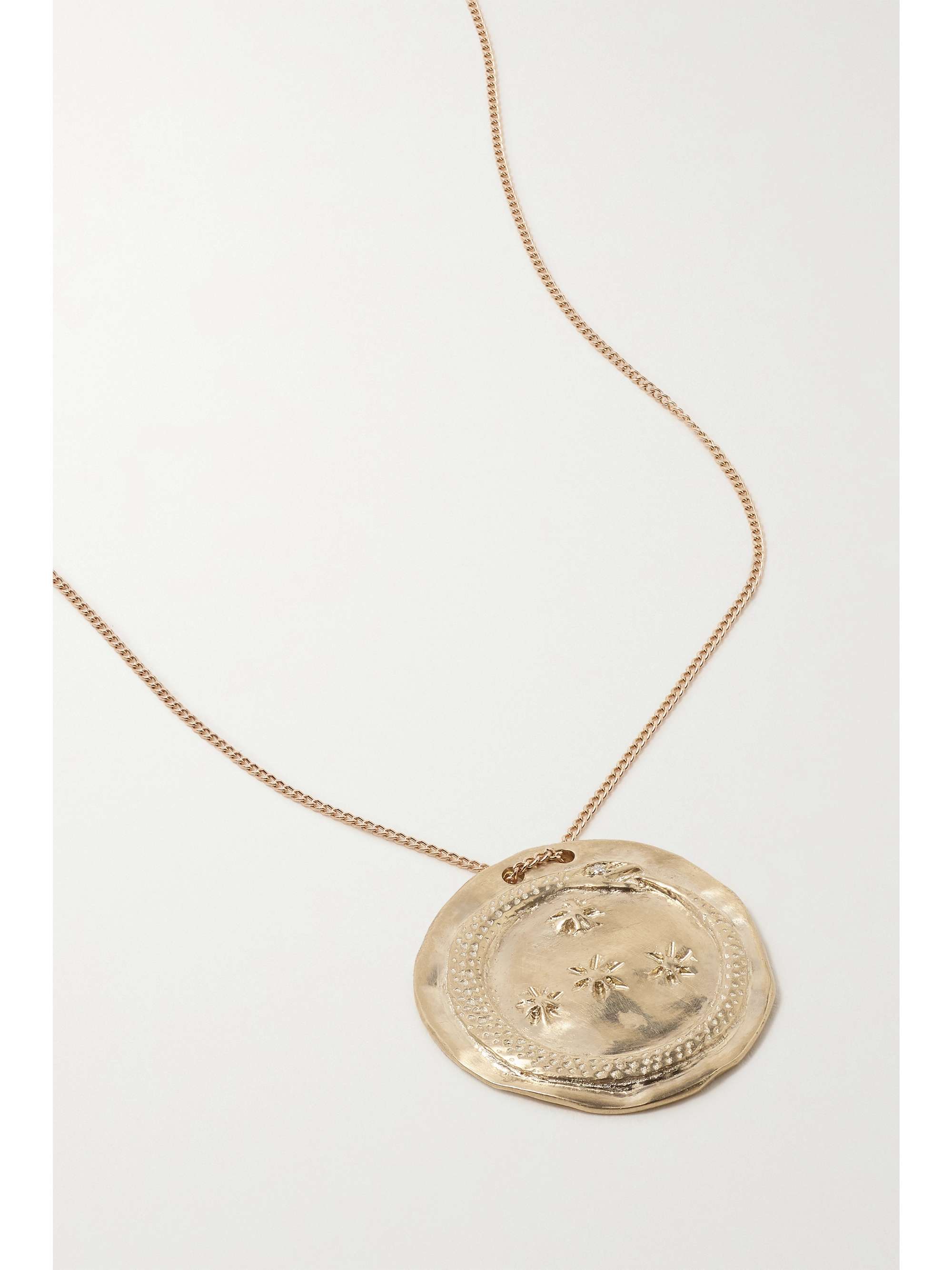 PASCALE MONVOISIN Idaho N°1 9-karat yellow and rose gold diamond necklace