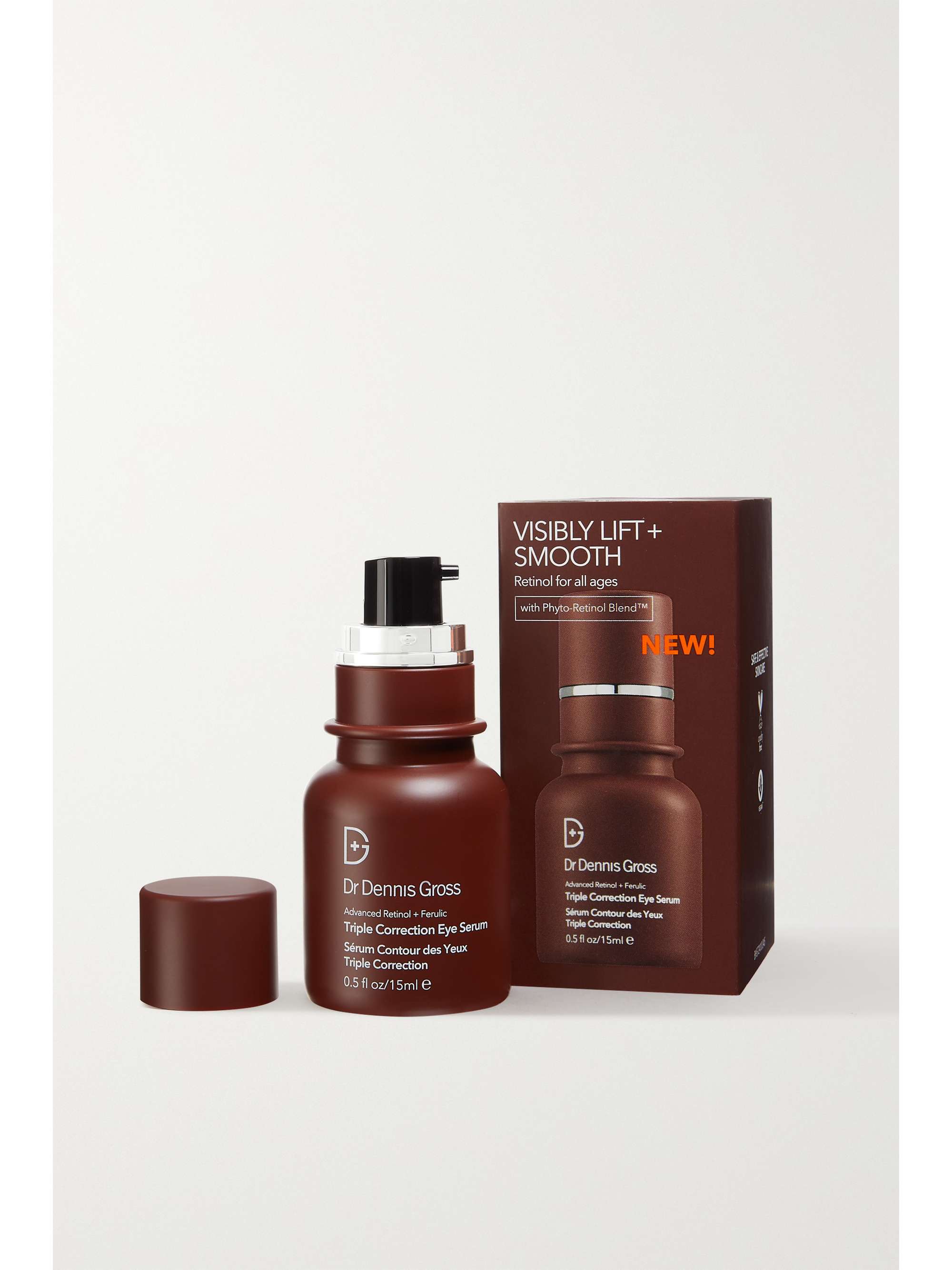 DR. DENNIS GROSS SKINCARE Sérum contour des yeux Triple Correction, 15 ml
