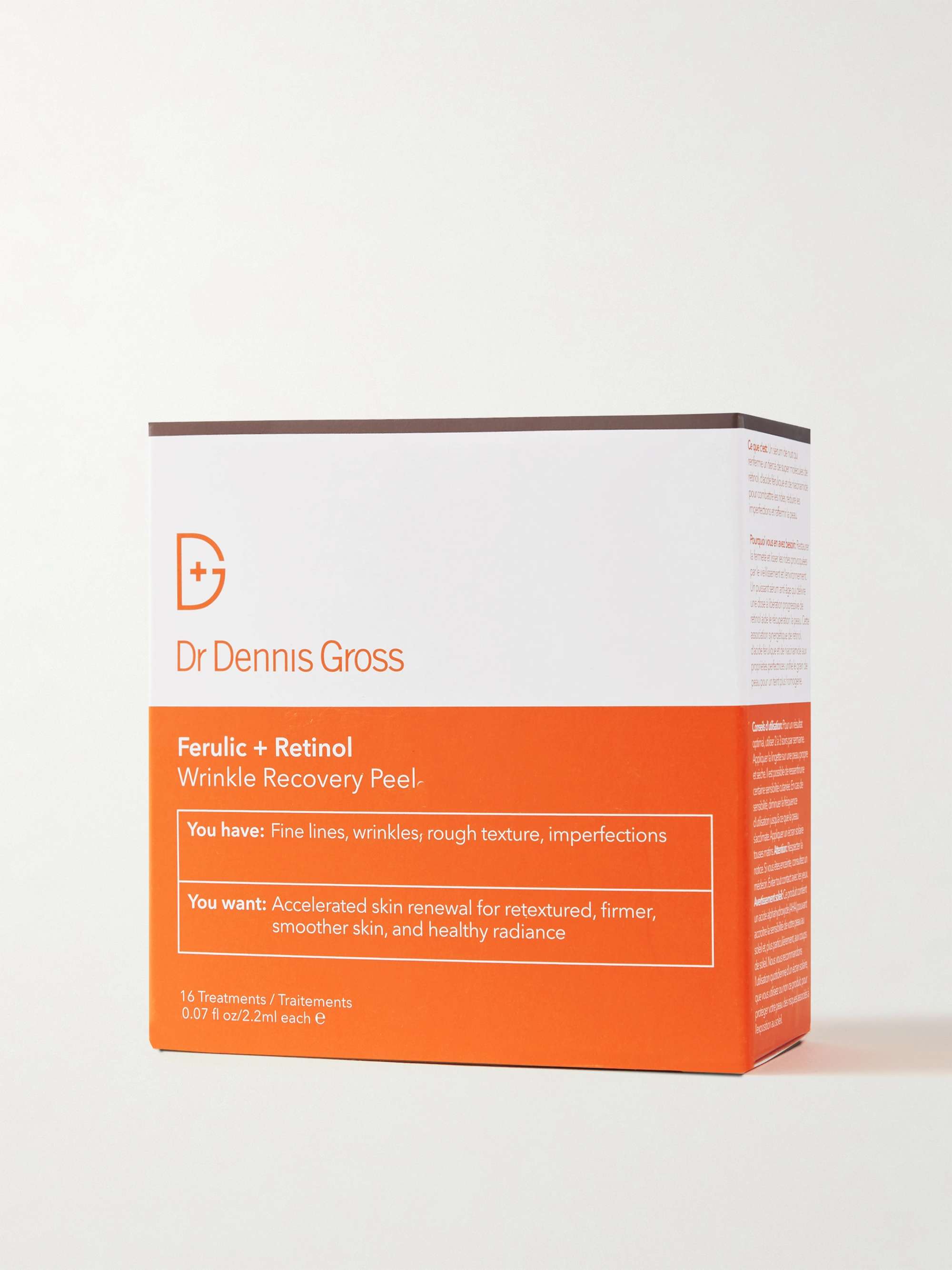 DR. DENNIS GROSS SKINCARE Advanced Retinol + Ferulic Overnight Texture Renewal Peel x 16