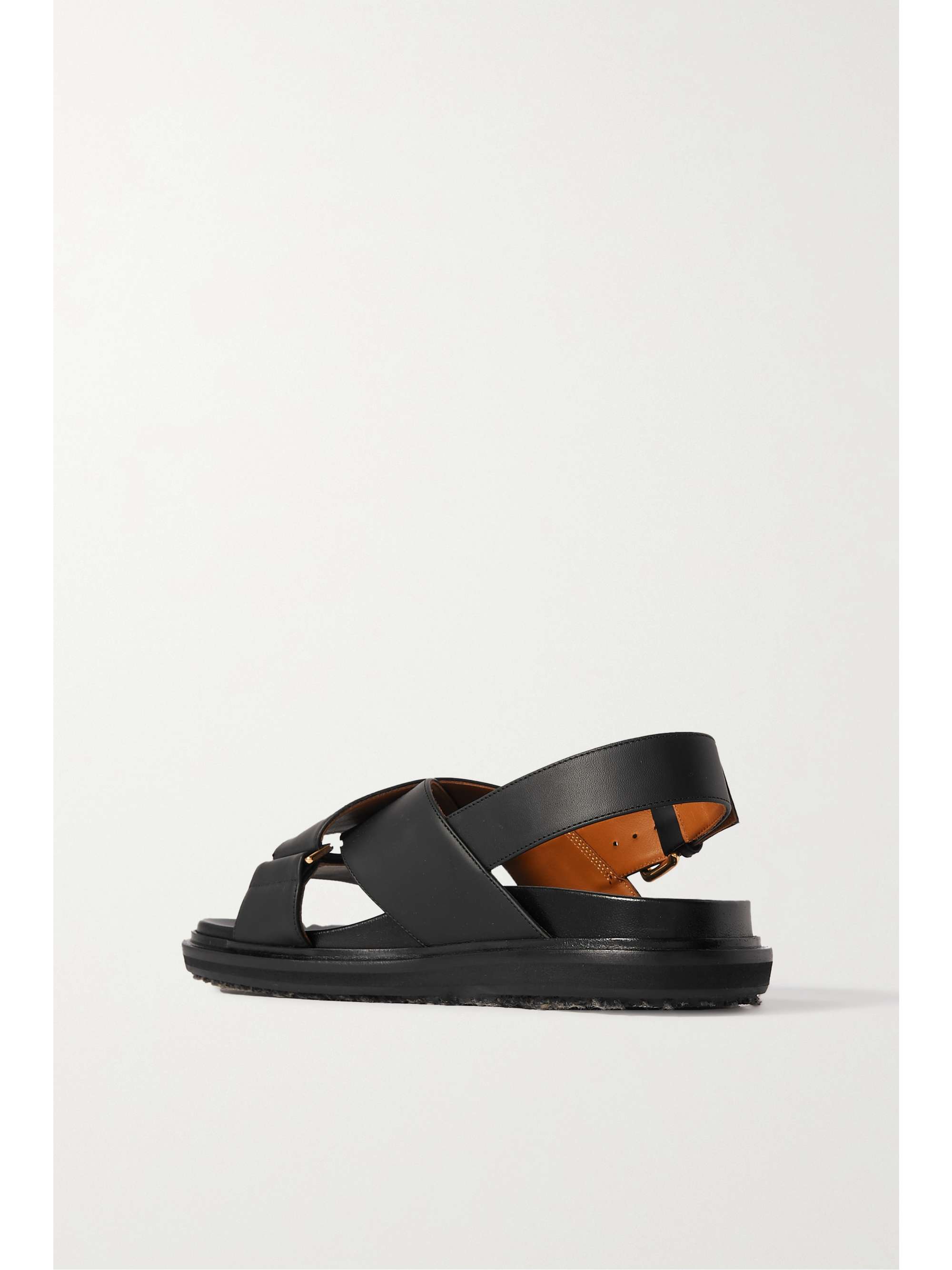 MARNI Fussbett leather slingback sandals | NET-A-PORTER