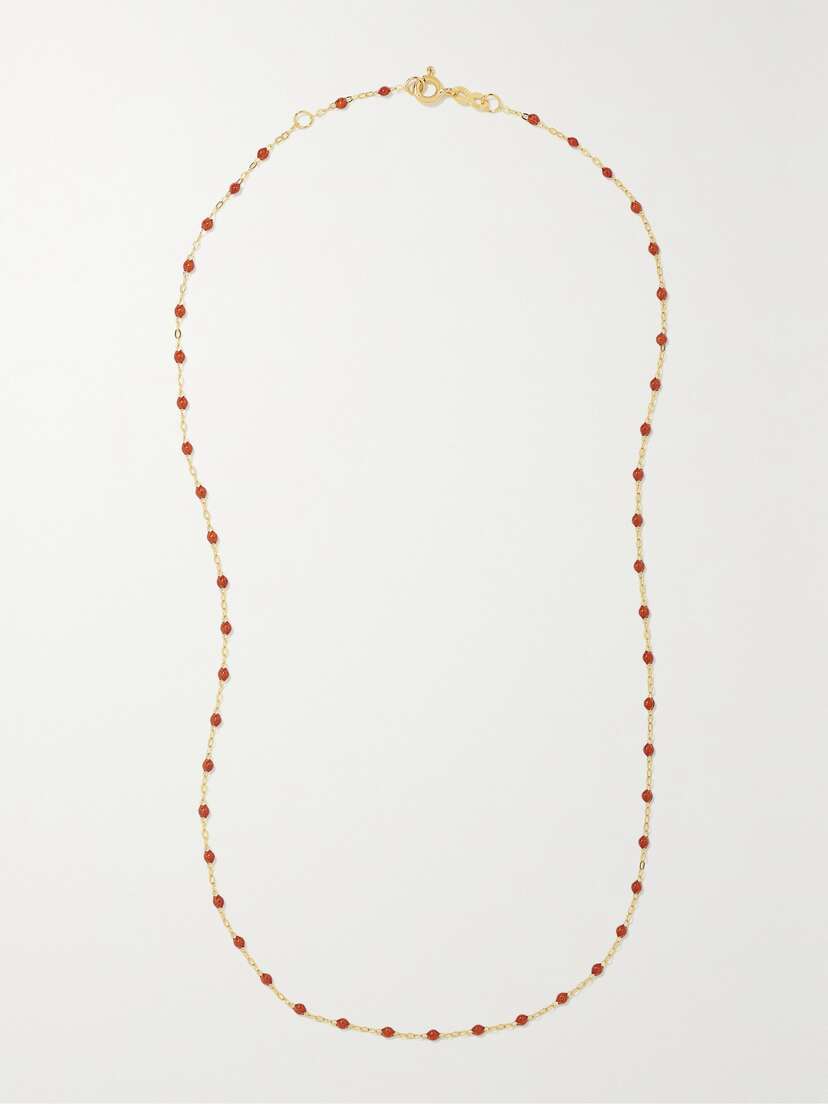 Gigi Clozeau Classic Gigi 18-karat Gold And Resin Necklace